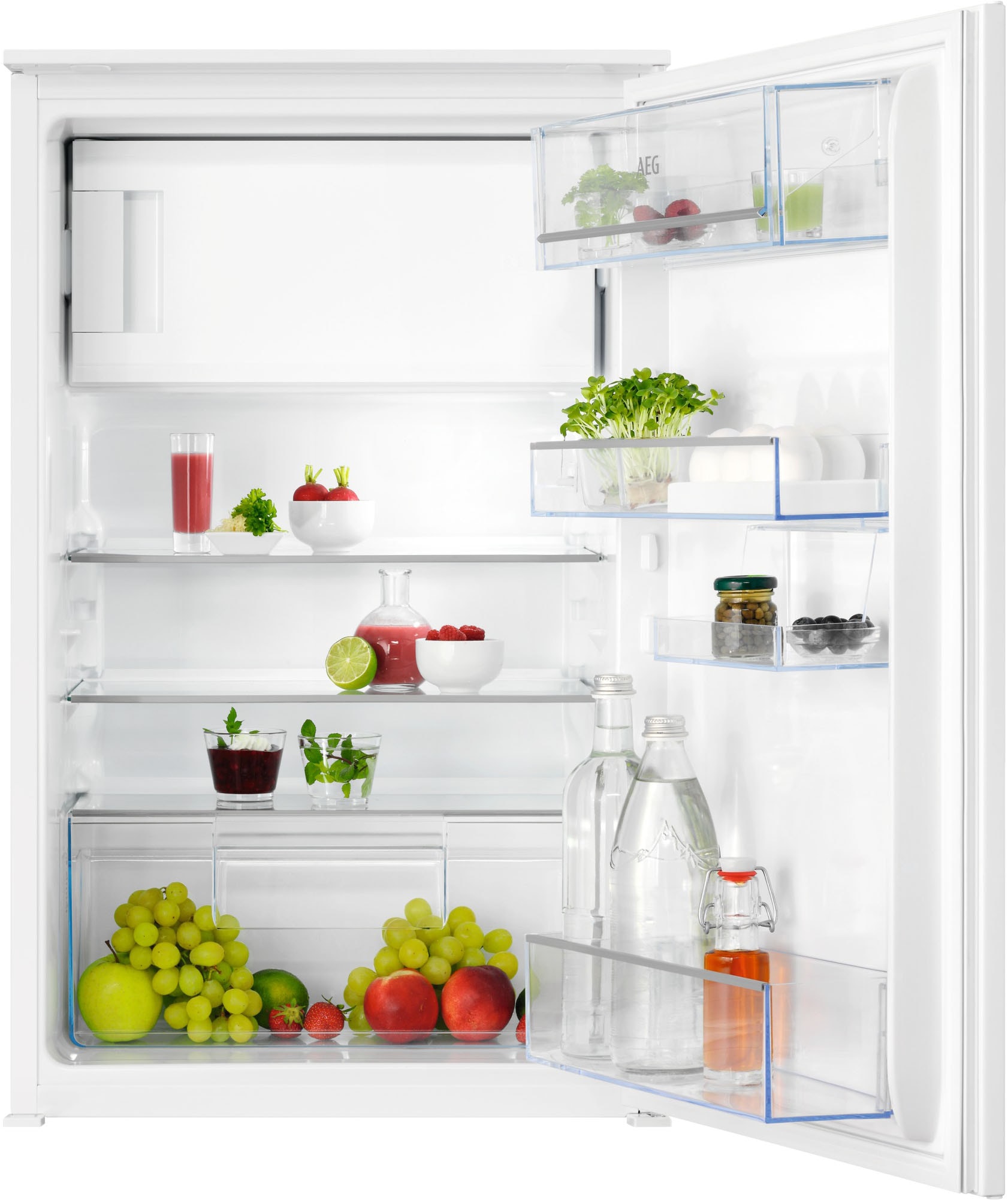 AEG Einbaukühlschrank 5000 »TF50S882ES«, OptiSpace: Individuell verstellbare Glasablagen