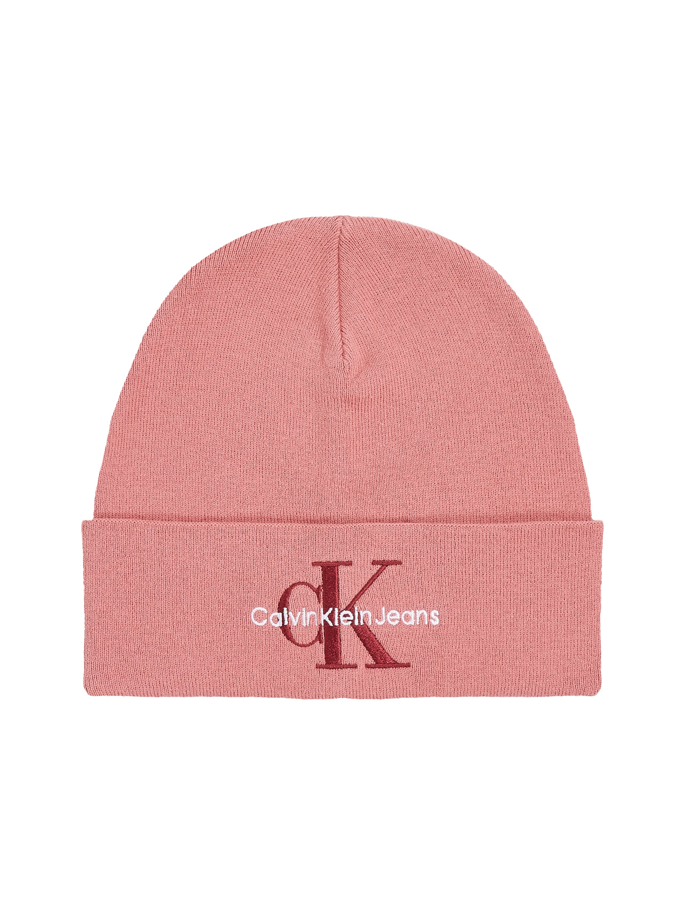 Calvin Klein Jeans Beanie »MONO LOGO EMBRO BEANIE«, mit Logostickerei