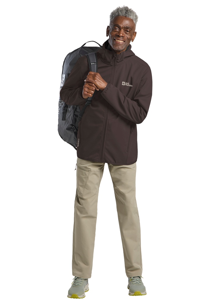 Jack Wolfskin Softshelljacke »BORNBERG HOODY M«, mit Kapuze