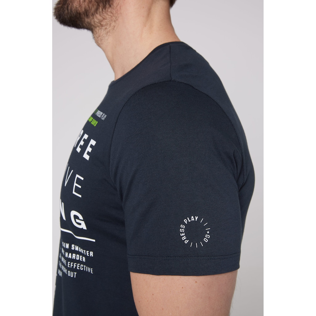 CAMP DAVID T-Shirt, mit kontrastreichen Prints