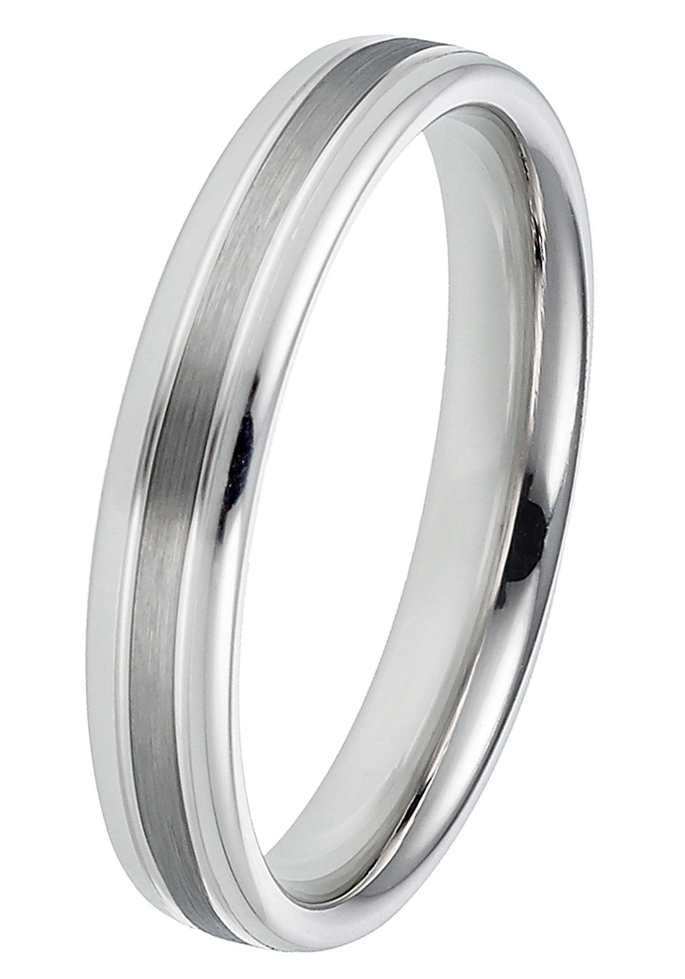 DOOSTI Trauring »Schmuck Geschenk Silber 925 Trauring Ehering Partnerring LIEBE«, Made in Germany, wahlweise mit oder ohne Brillant