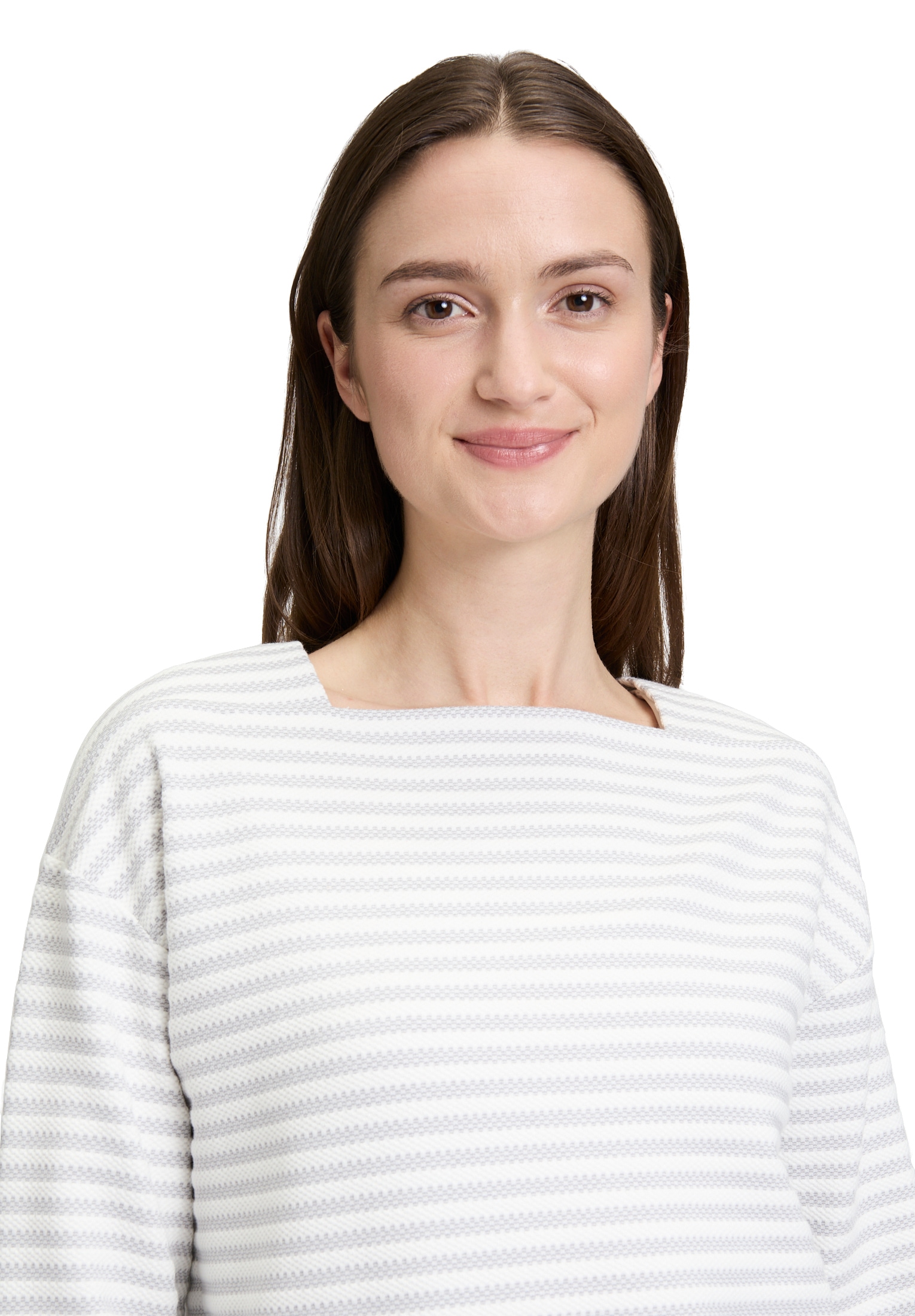 Betty&Co Sweatshirt »Sweatshirt mit U-Boot-Ausschnitt«