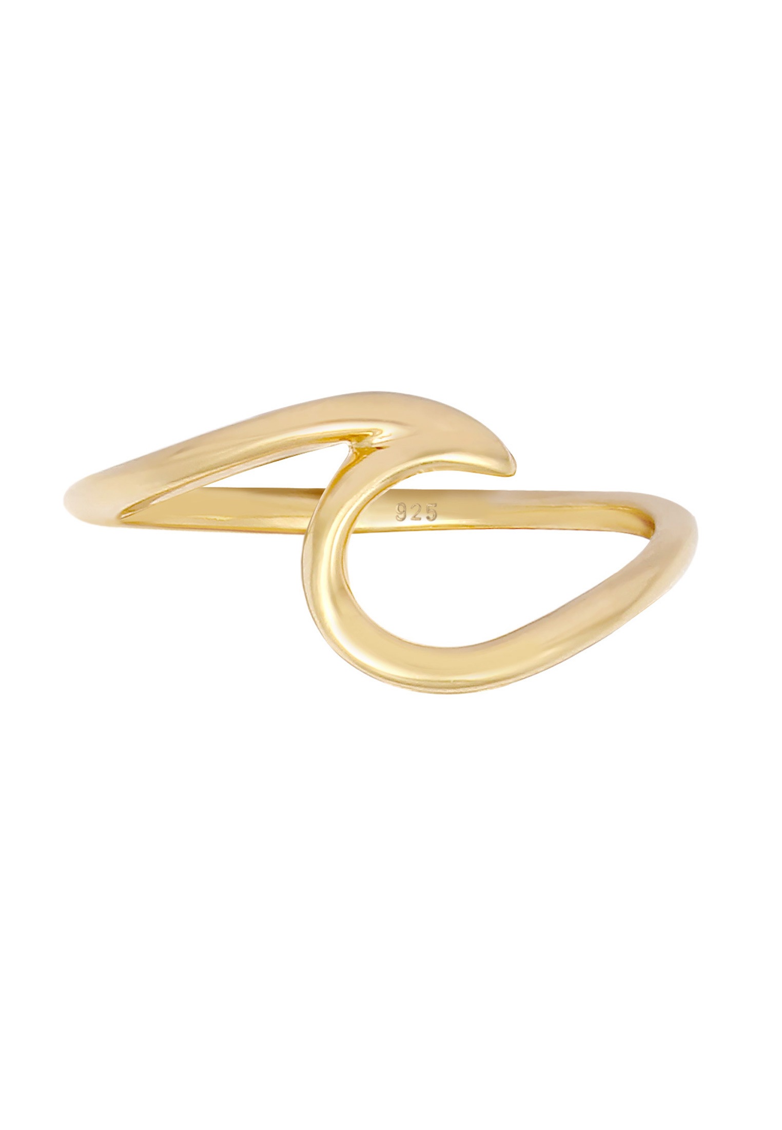 Elli Silberring »Ring Wellen Wave Maritim Meer 925 Silber«