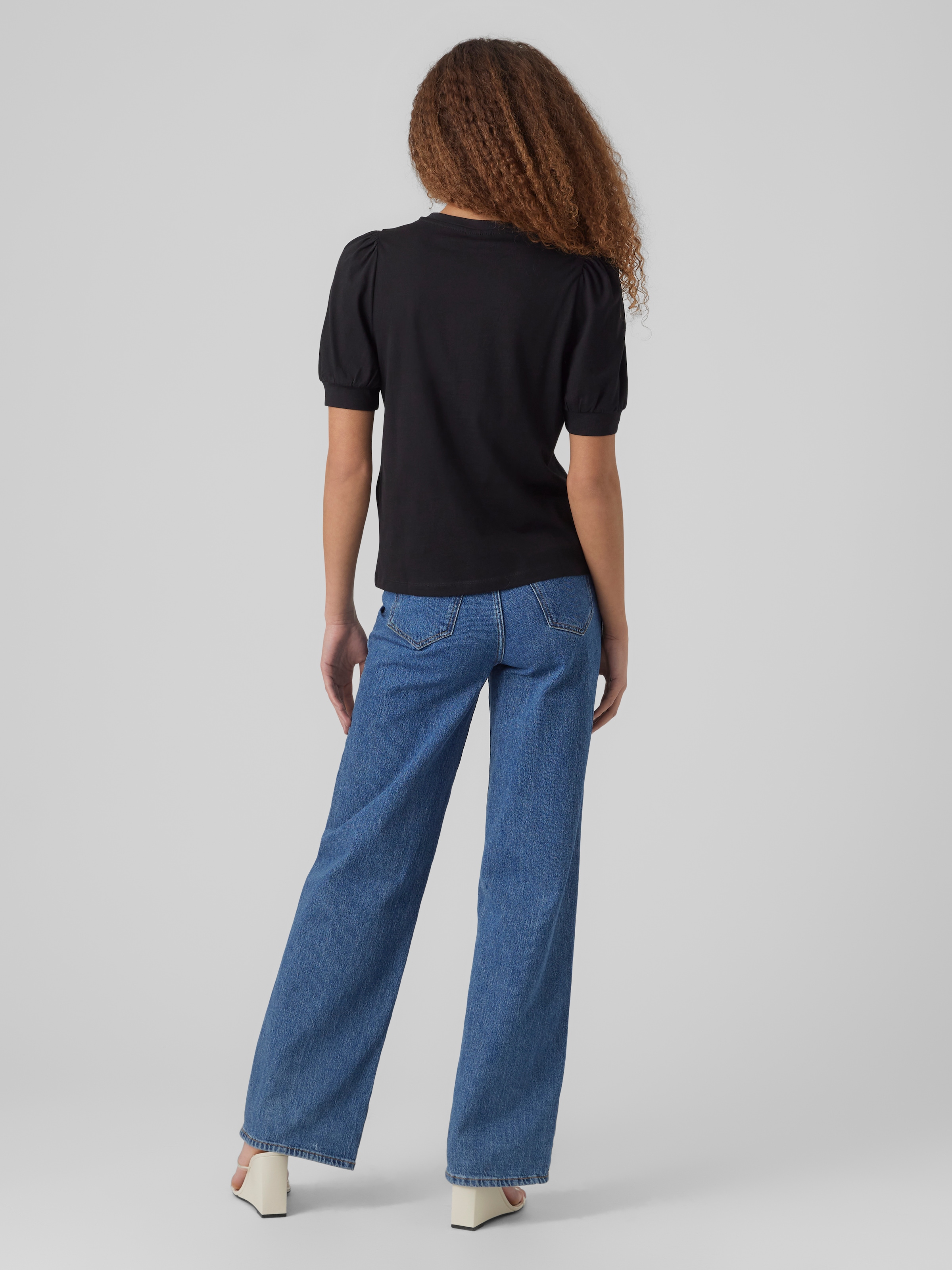 Vero Moda T-Shirt »VMKERRY 2/4 O-NECK TOP VMA JRS NOOS« mit Rundhalsausschnitt