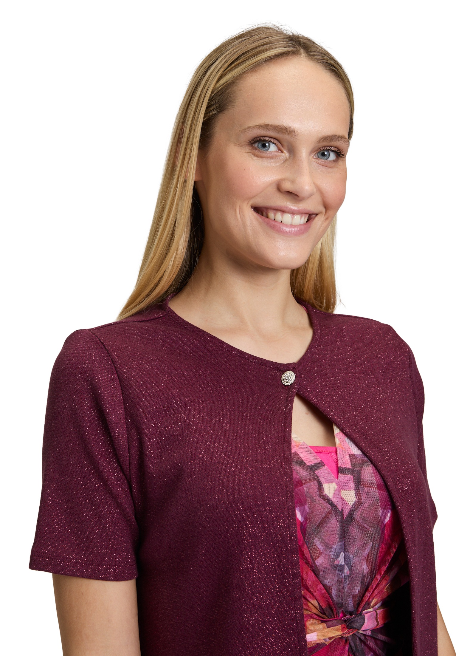 Cartoon Strickjacke »Shirtjacke kurzarm«