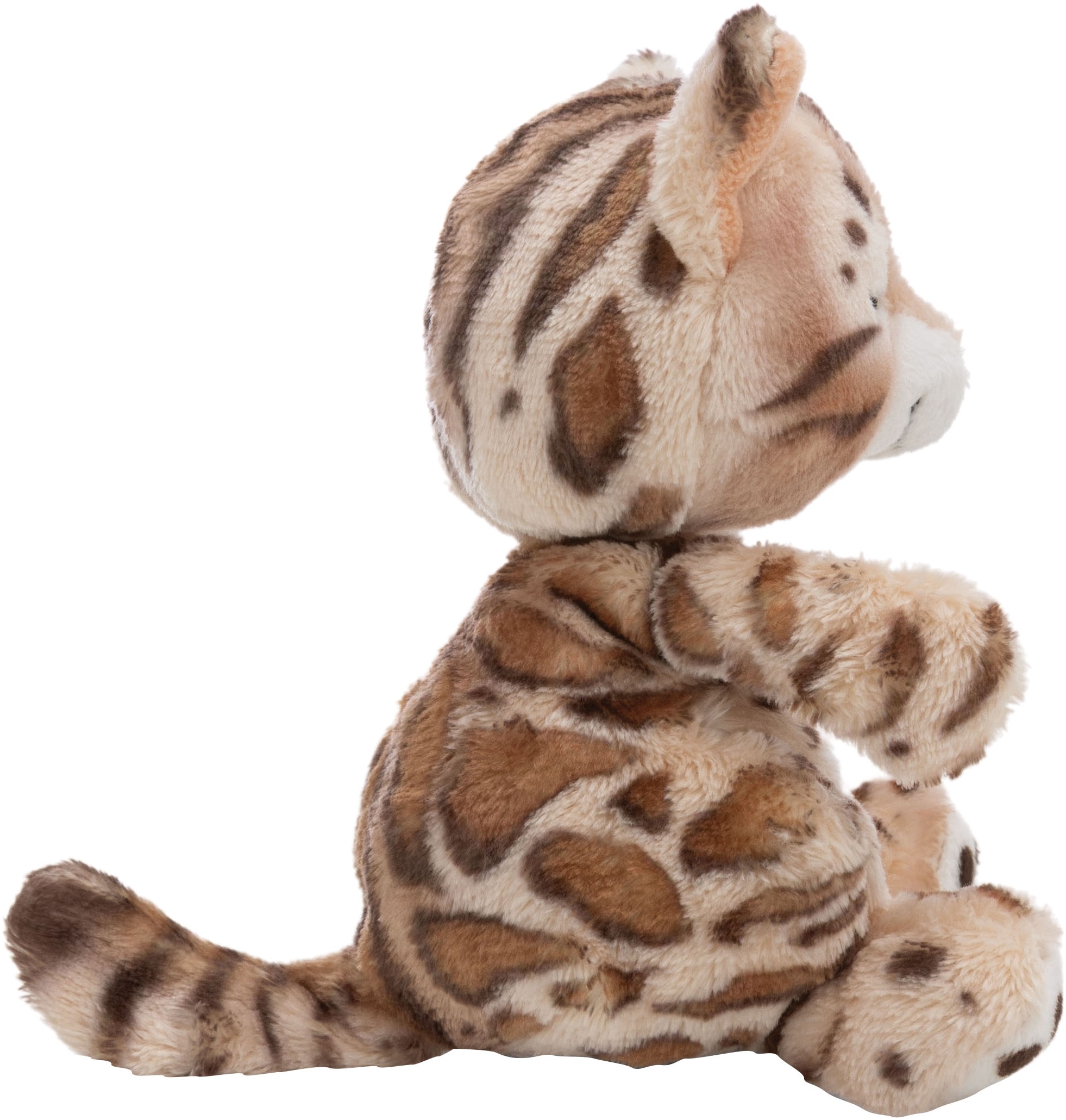 Nici Kuscheltier »Sleeping Pets, Katze Bengal, 12 cm« im Körbchen