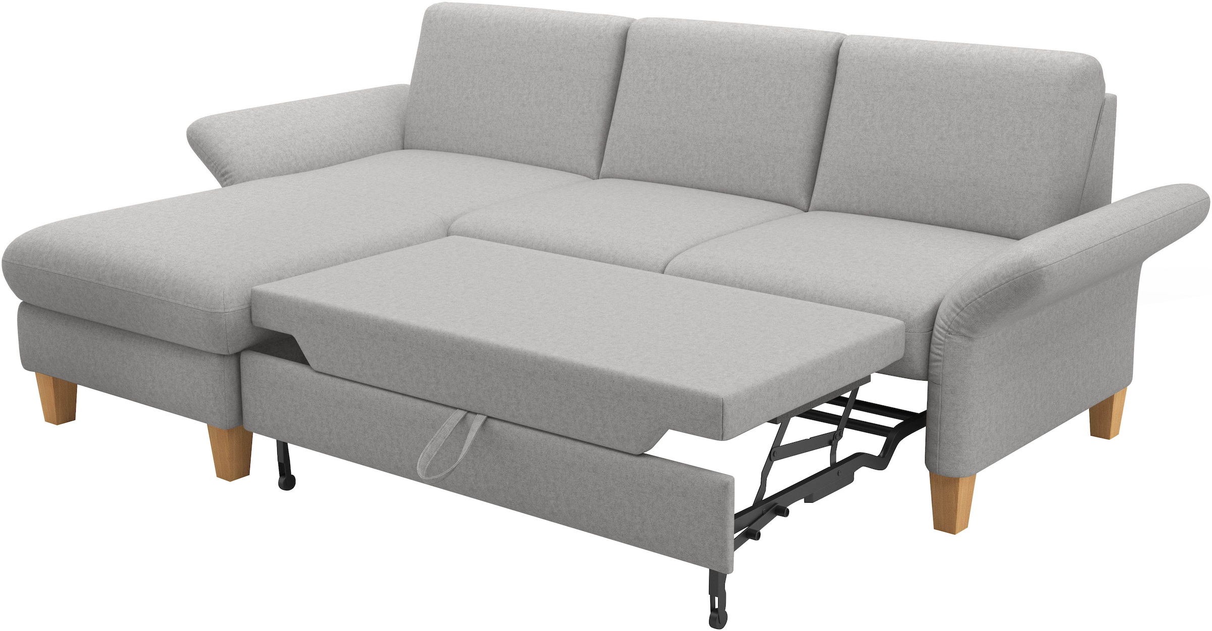 Home affaire Ecksofa »Rochelle, L-Form«, wahlweise mit Armteilverstellung, Bettfunktion und Bettkasten
