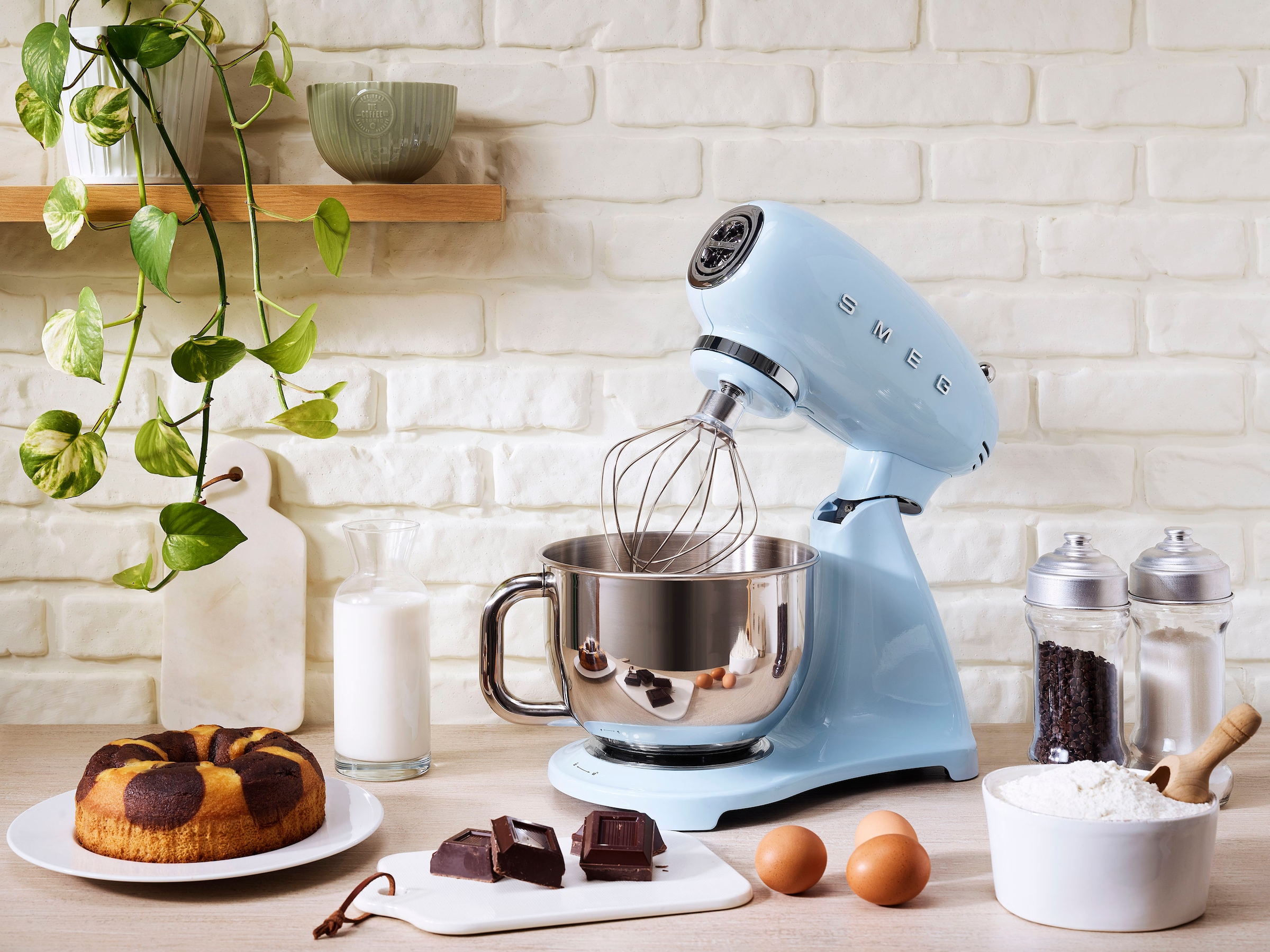 Smeg Küchenmaschine »SMF03PBEU Pastellblau«