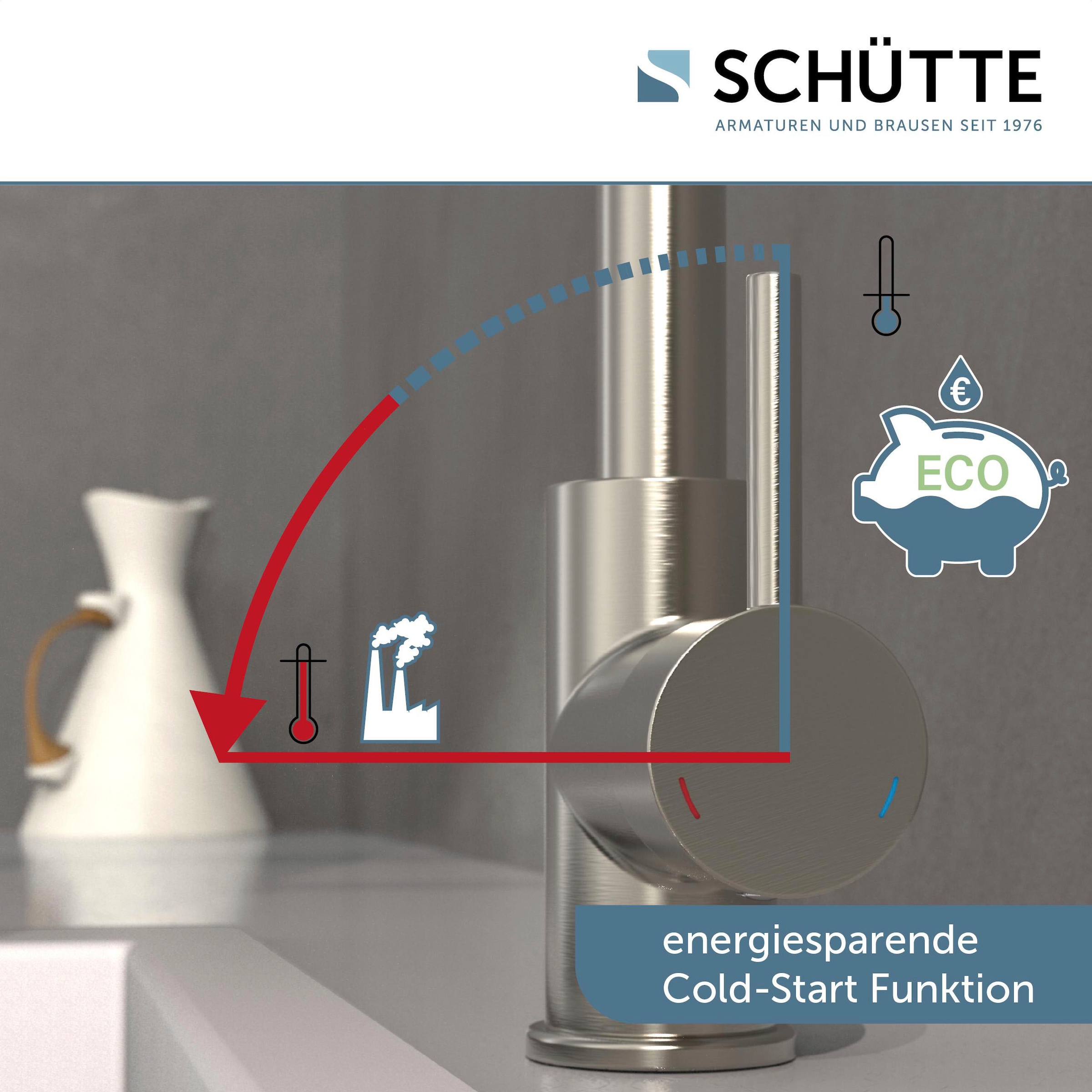 Schütte Spültischarmatur »VITAL« 1 Stk. tlg. Infrarottechnologie/Cold-Start-Fkt./360° schwenkbar /Eco-Click-Fkt.