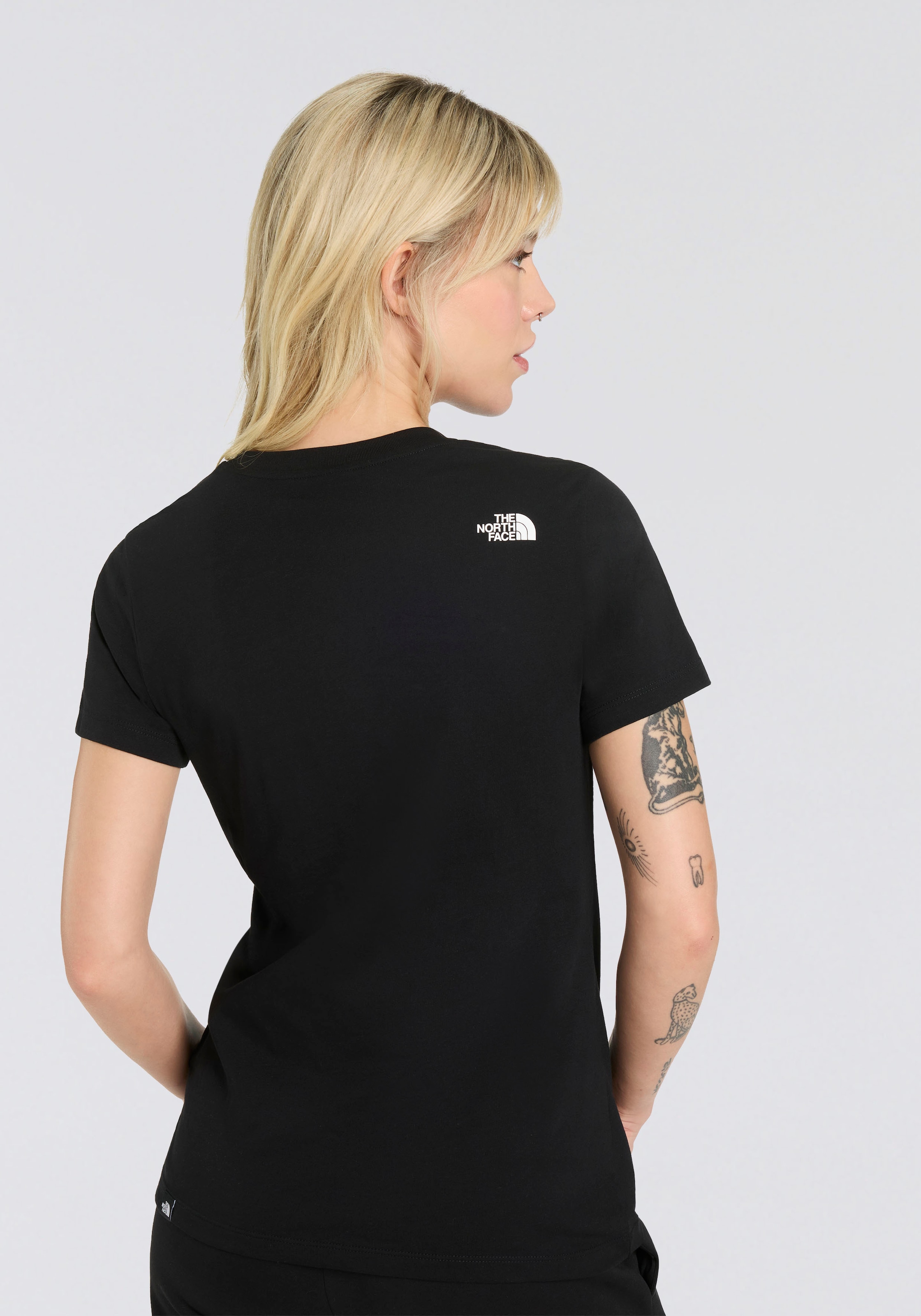 The North Face T-Shirt »W S/S SIMPLE DOME SLIM TEE«, (1 tlg.)
