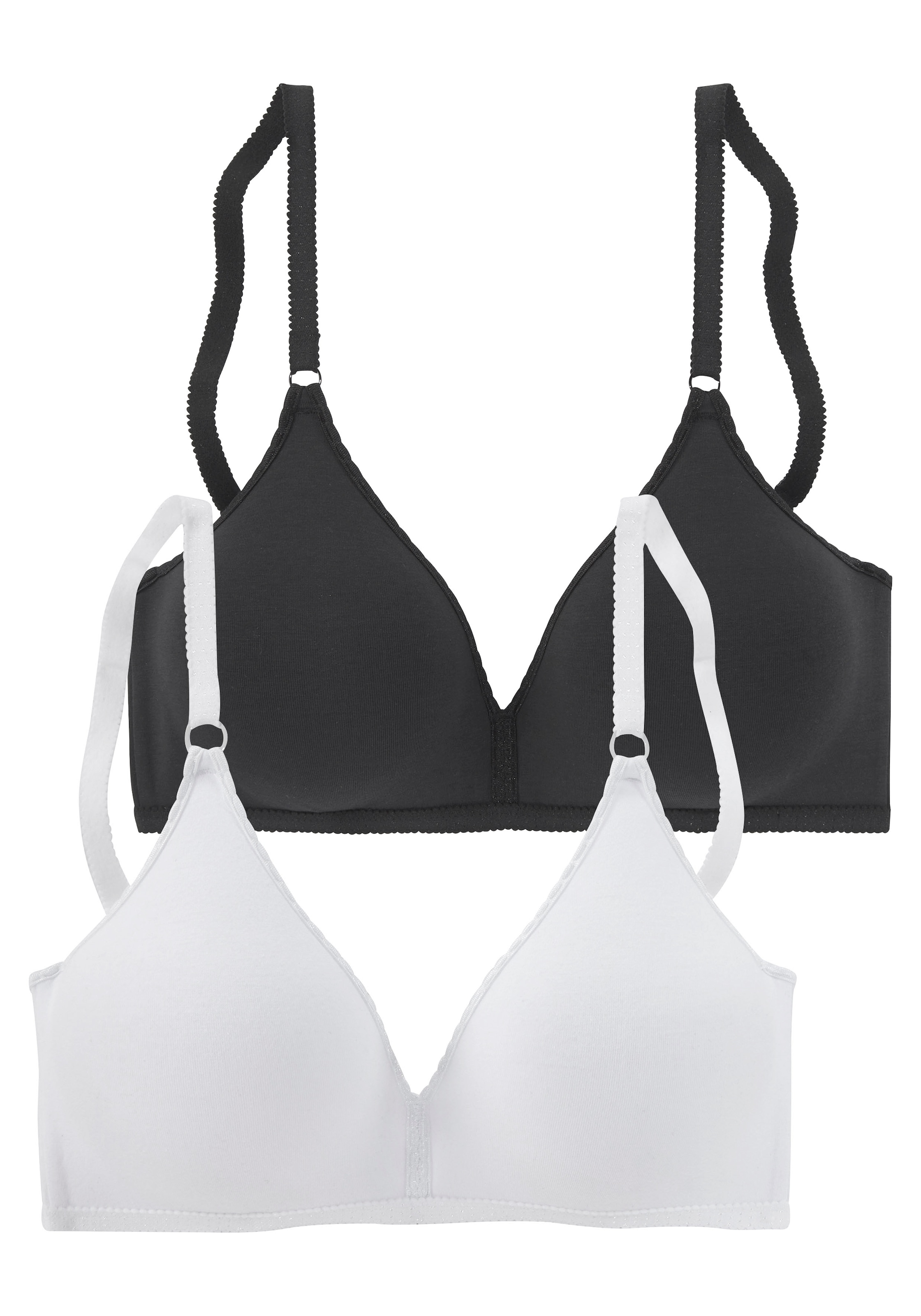 petite fleur Bralette-BH, ohne Bügel aus angenehm weicher Baumwollqualität, Basic