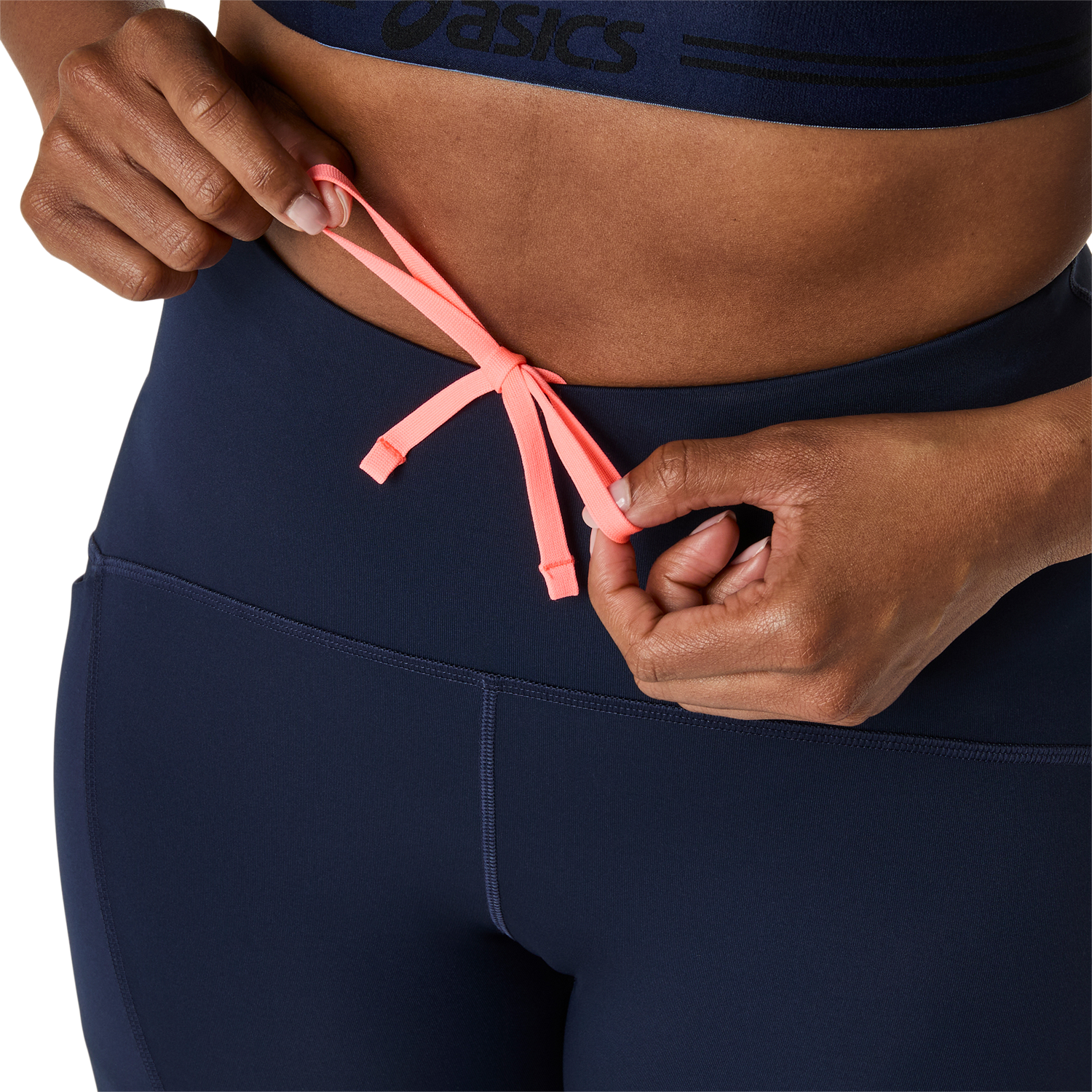 Asics Lauftights »ROAD HIGH WAIST TIGHT«  mit mehreren Taschen, elastisches Schlaufensystem, schnell trocknend