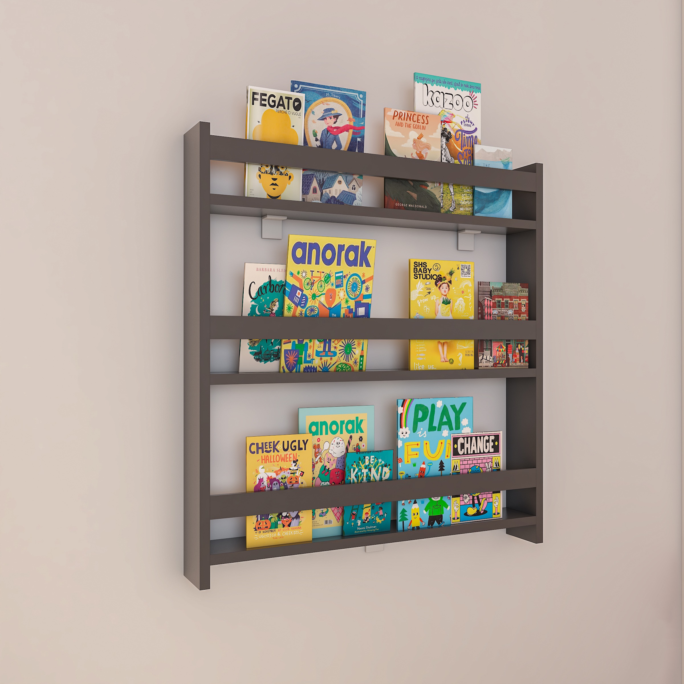 VCM Wandregal »Holz Kinderregal Bücherregal Kinder Regal Kidos«
