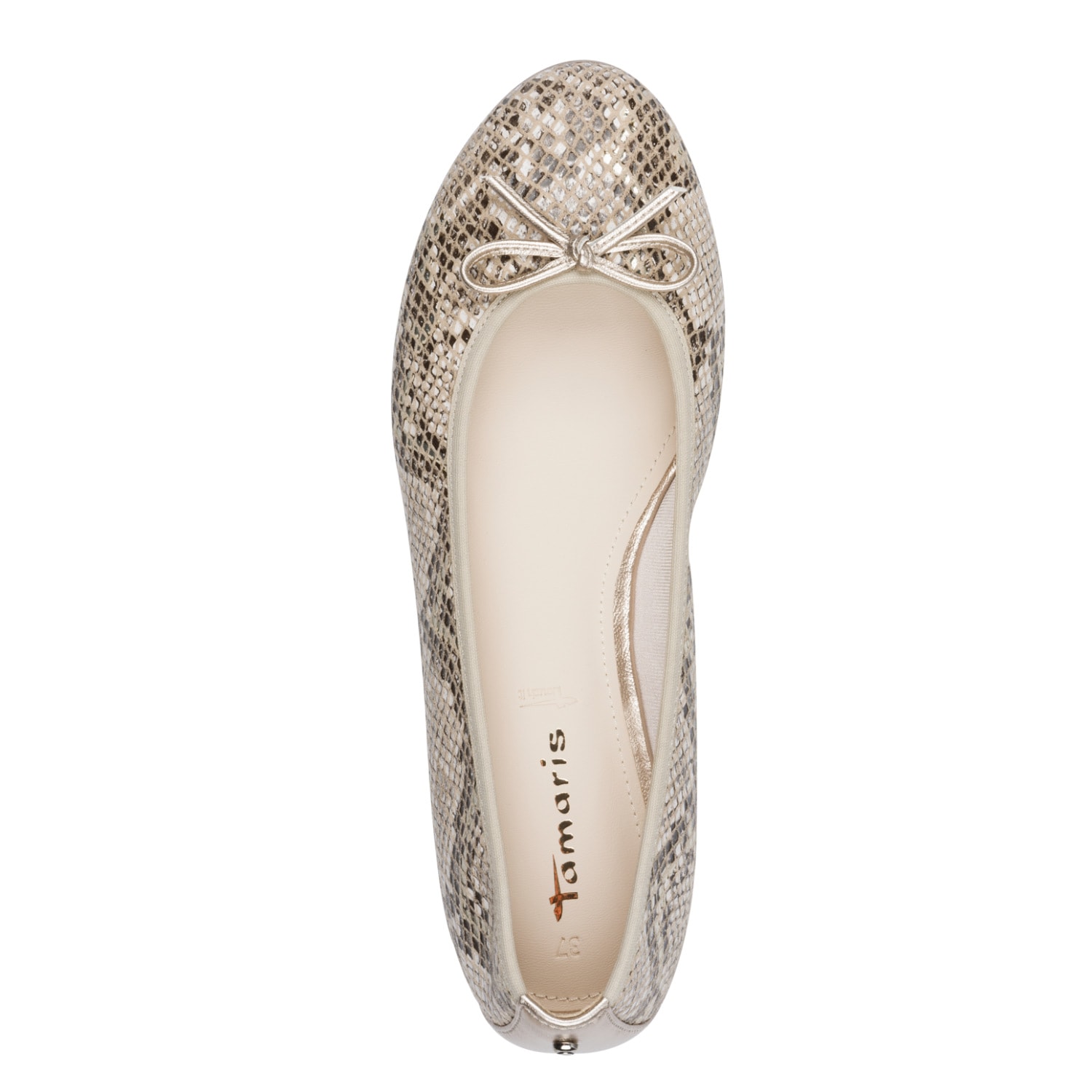 Tamaris Ballerina  , Schlupfschuh, Frühlingsschuh, Businessschuh im Animal Look