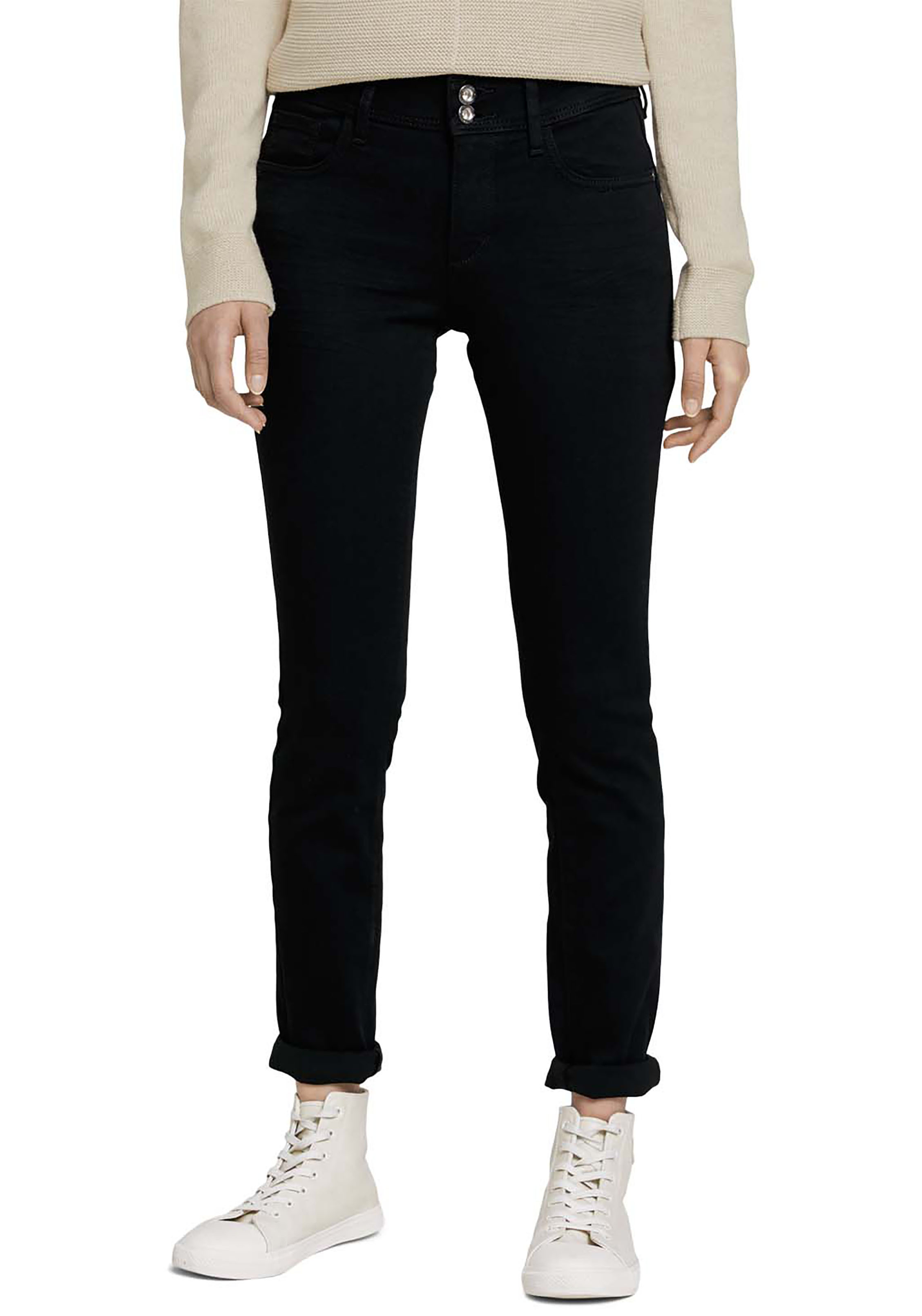 Skinny-fit-Jeans »Alexa Skinny«, mit Doppelknopf-Verschluss
