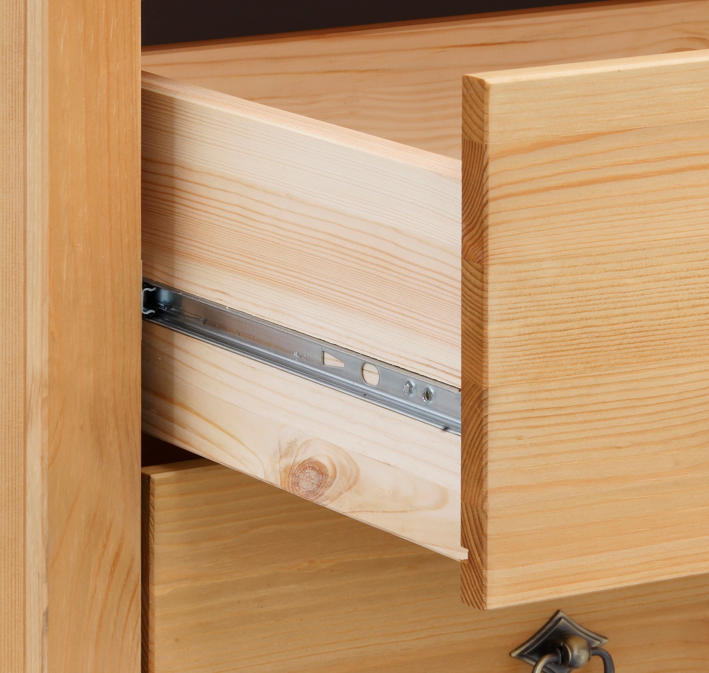 Home affaire Kleiderschrank »Gotland; Wäscheschrank, Mehrzweckschrank mit Schubladen, Landhausstil«, (B/H/T ca: 80cmx178cmx40cm), massive Kiefer, FSC® zertifiziert, langlebige Qualität trifft Stil