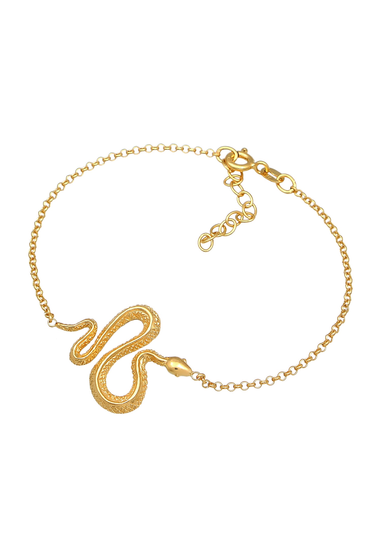 Elli Armkette »Armband Schlange Snake Modisch 925 Silber«