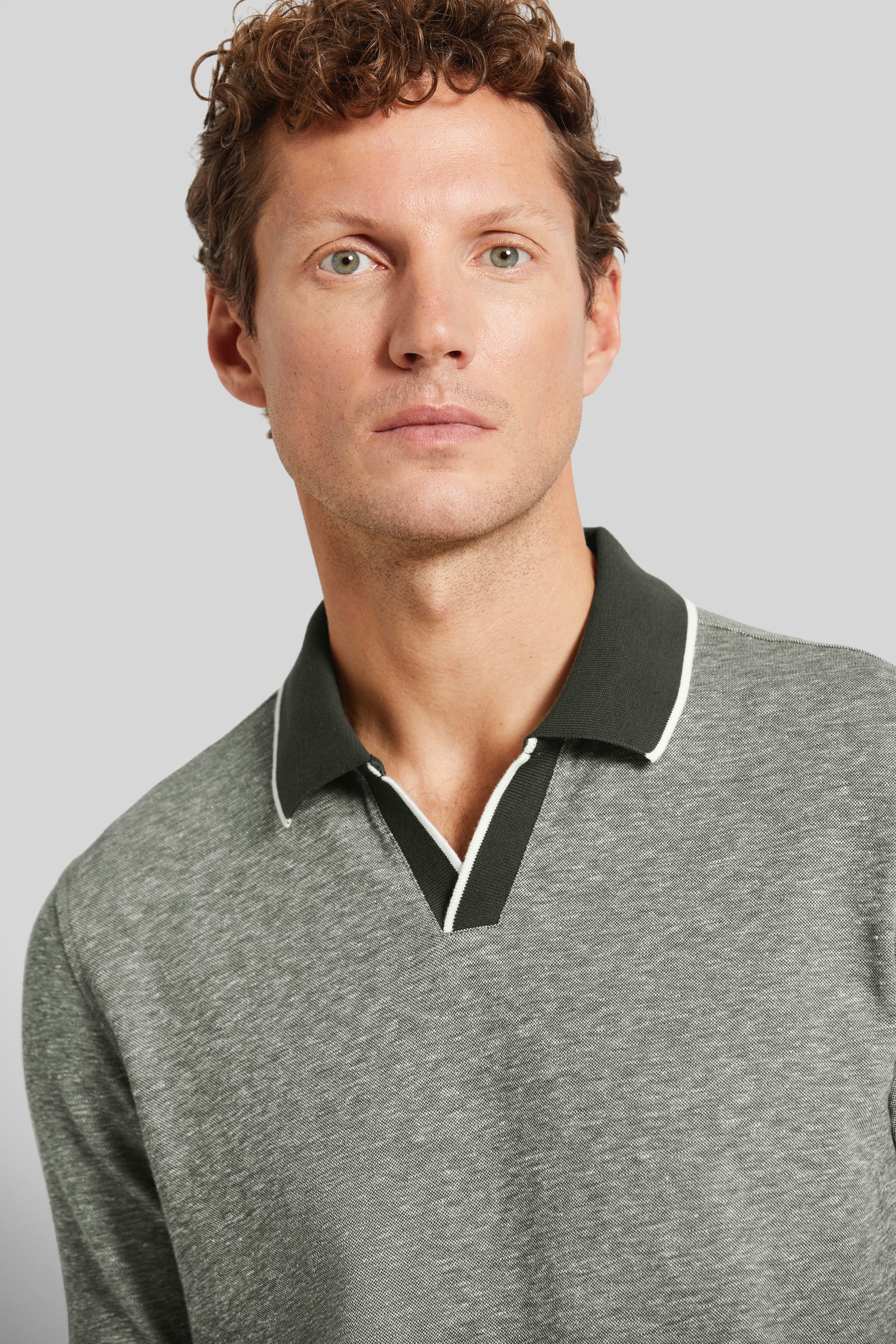 bugatti Poloshirt, mit Kontraststreifen
