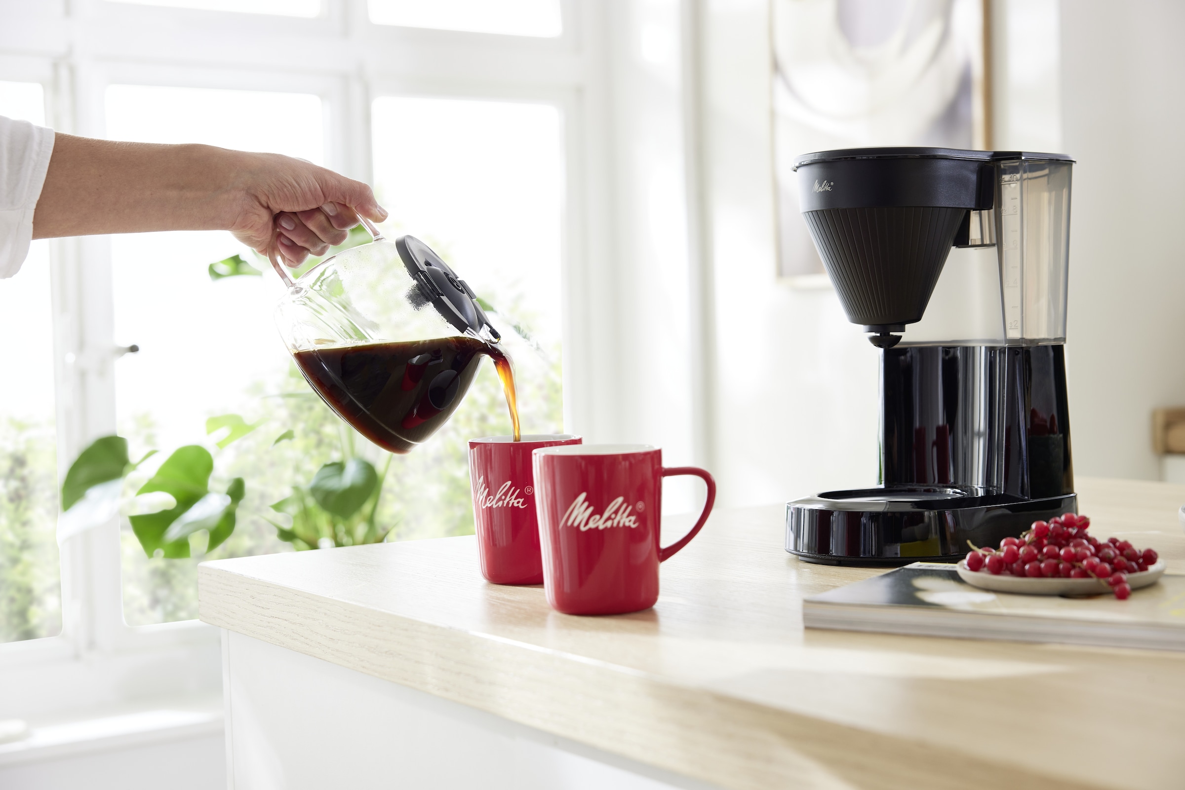 Melitta Filterkaffeemaschine »Melitta® Easy Next® 1023-03« 1,25 l Kaffeekanne 1x4