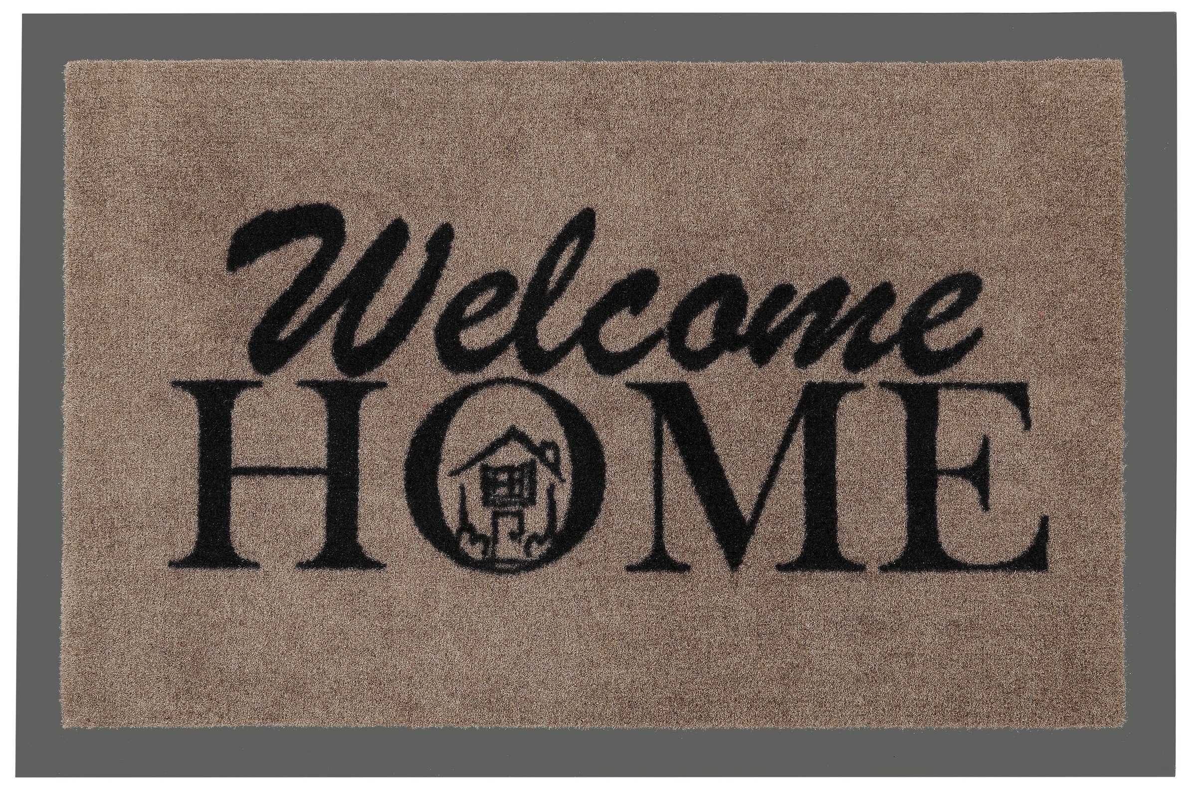 HANSE Home Fußmatte »Welcome Home«, rechteckig, 7 mm Höhe, Fussabstreifer, Fussabtreter, Schmutzfangläufer, Schmutzfangmatte, Schmutzfangteppich, Schmutzmatte, Türmatte, Türvorleger, mit Spruch