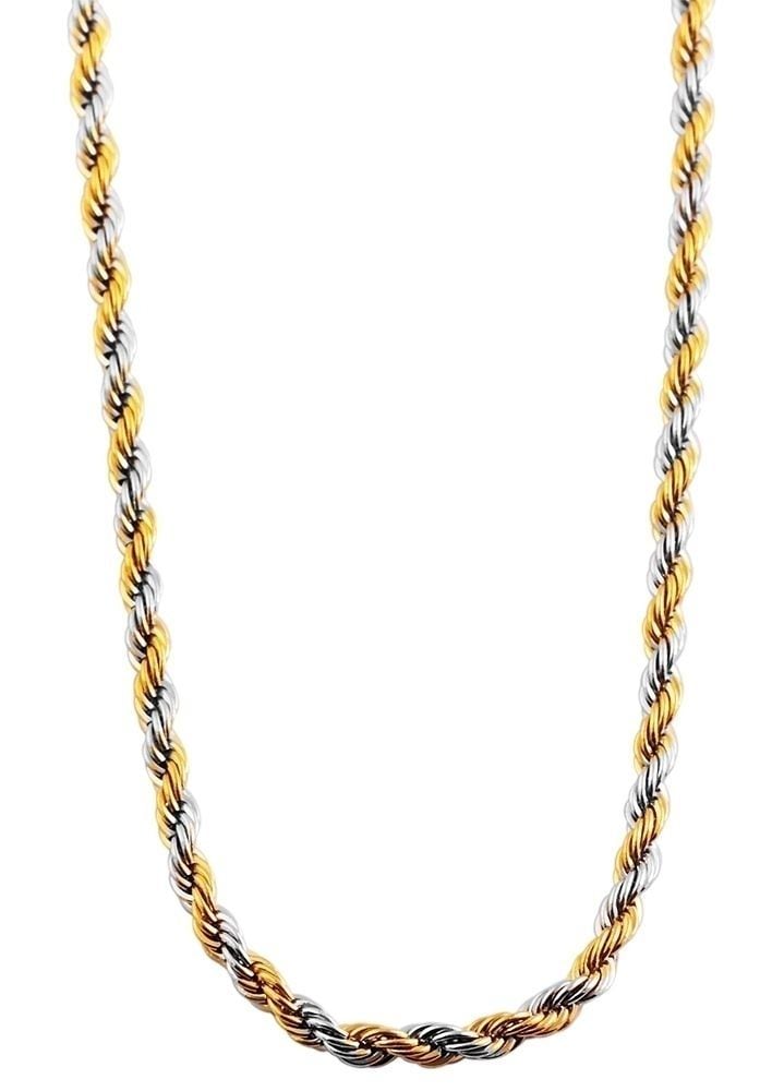 Adelia´s Gliederkette »Unisex Halskette ¿ Kordelkette aus Edelstahl«
