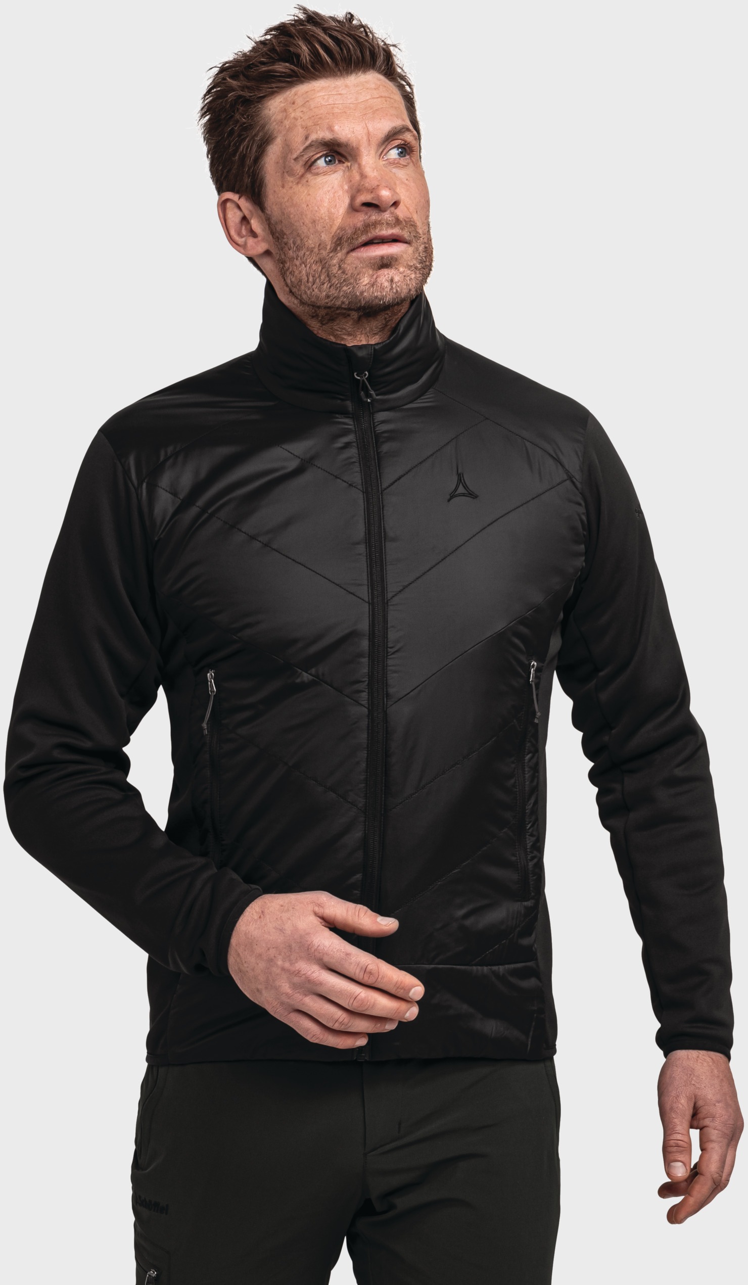 Schöffel Fleecejacke »Hiking Hybrid Jk Style Cascata MNS« ohne Kapuze