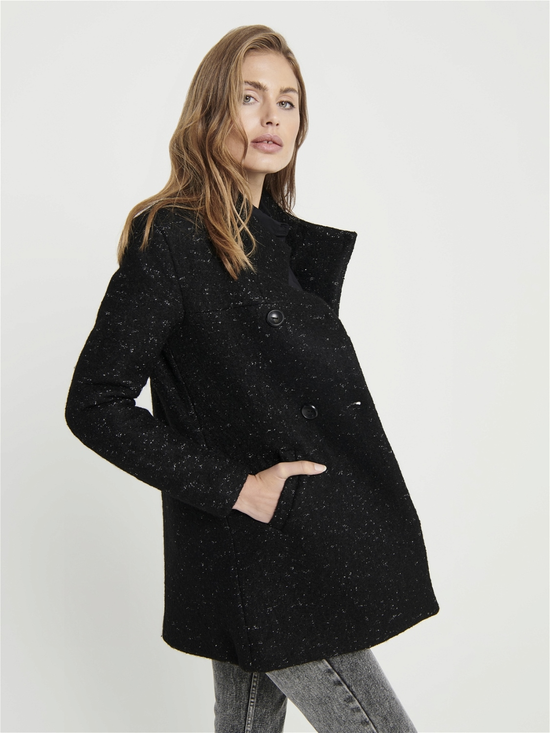 Langjacke »ONLNEWSOPHIA WOOL COAT OTW CC«, mit Wolle