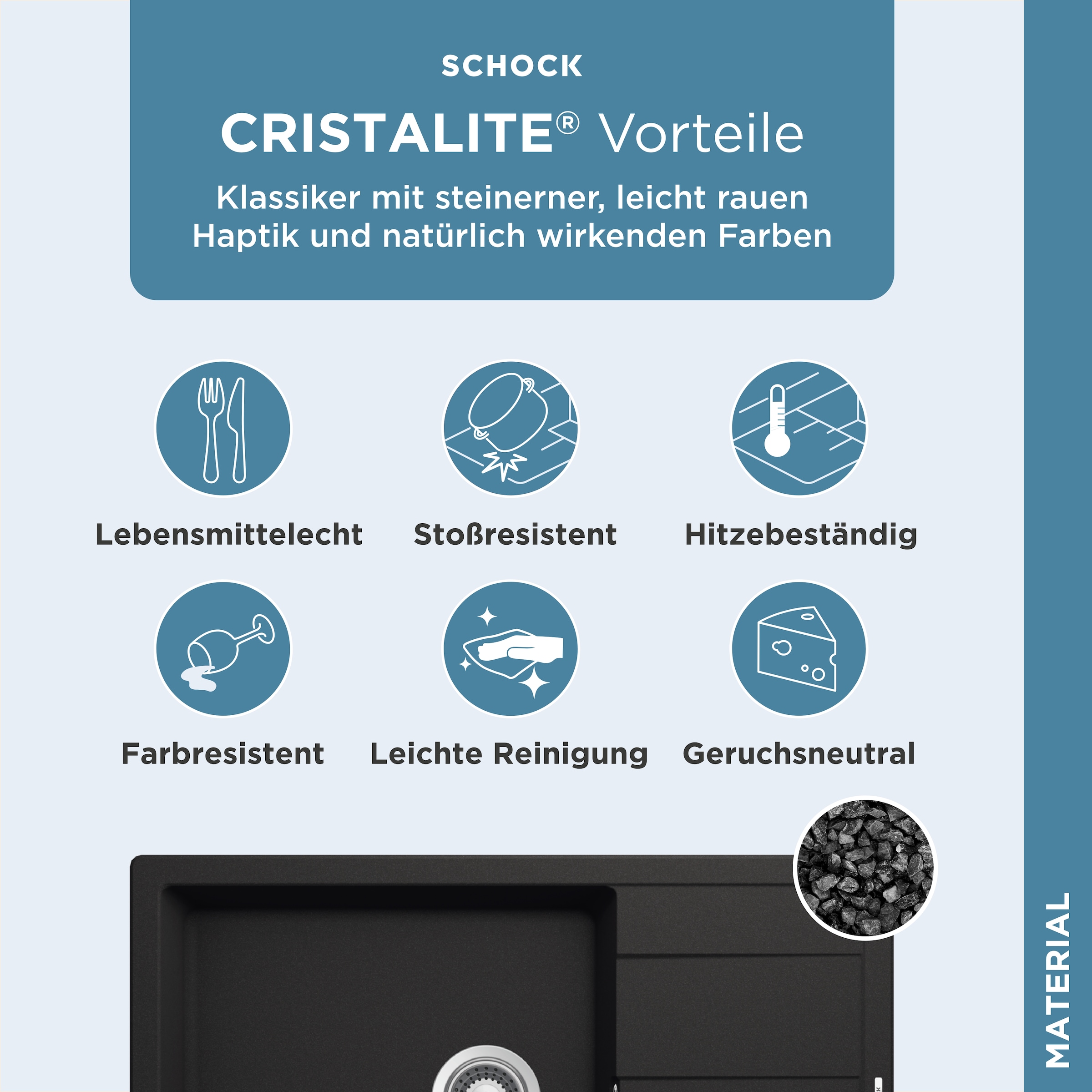 Schock Granitspüle »Manhattan D-100LS«