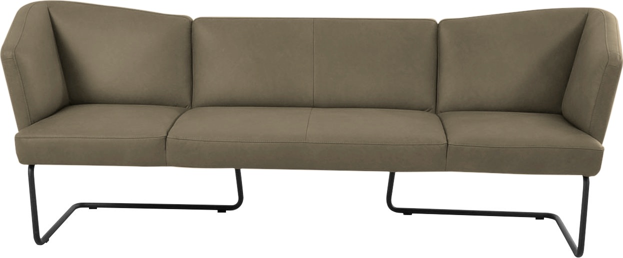K+W Komfort & Wohnen Polsterbank »Mikkado Tube«, in abgerundeter Form, Rundrohrkufe lang, in 2 Breiten 192 oder 242 cm