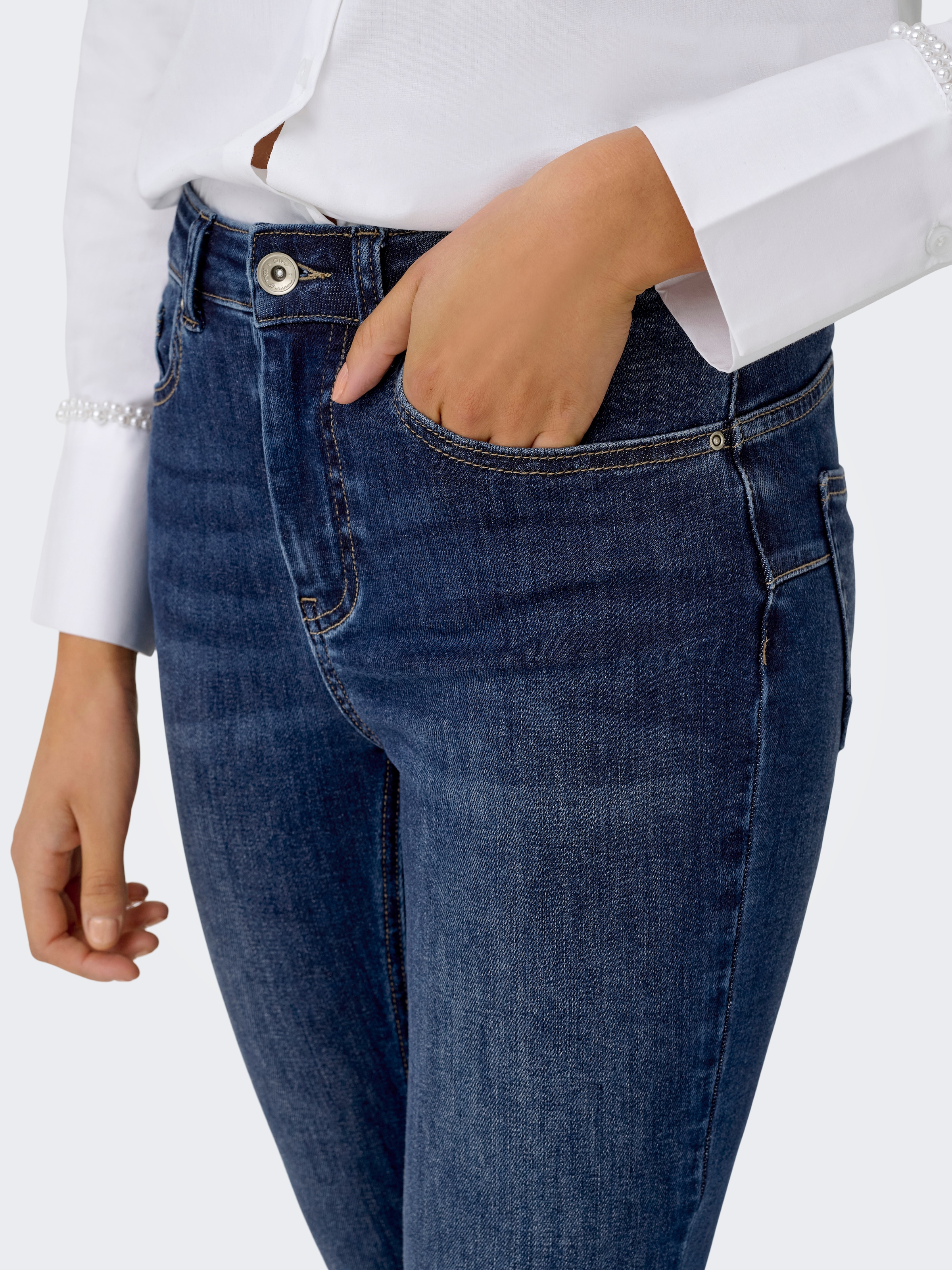 ONLY Skinny-fit-Jeans »ONLLULU HW SKINNY PUSH UP MAS090 BF DNM«