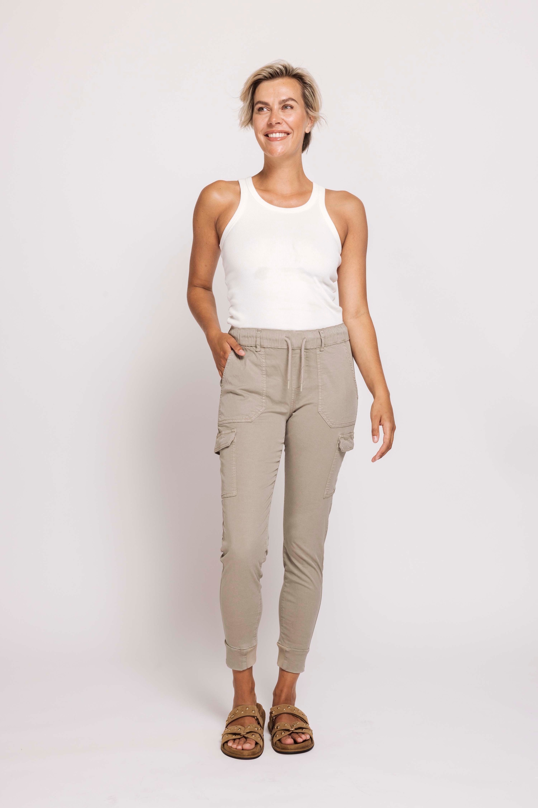 Zhrill Cargohose »ZHDAISEY«  mit elastischem Bund und Kordelzug