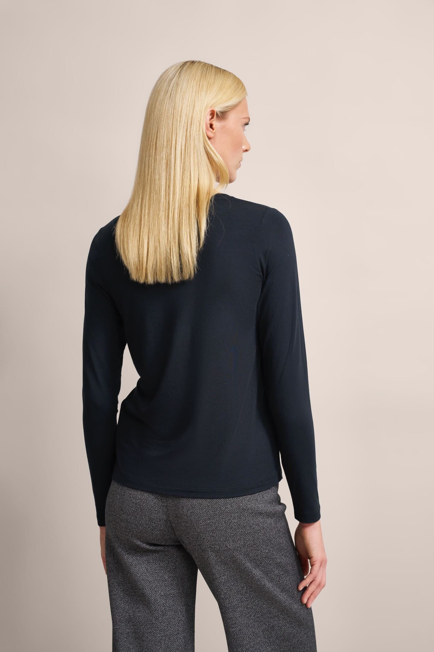 bugatti Langarmshirt, aus softem Modal