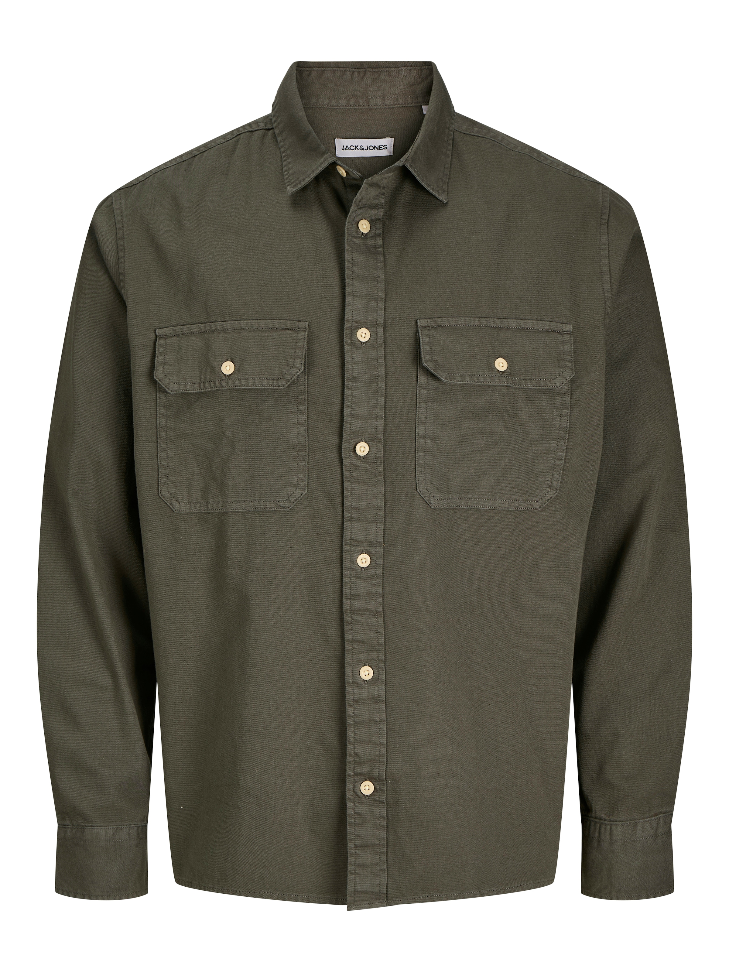 Jack & Jones Langarmhemd »JJETRAVIS SHIRT LS NOOS«, mit Brusttaschen