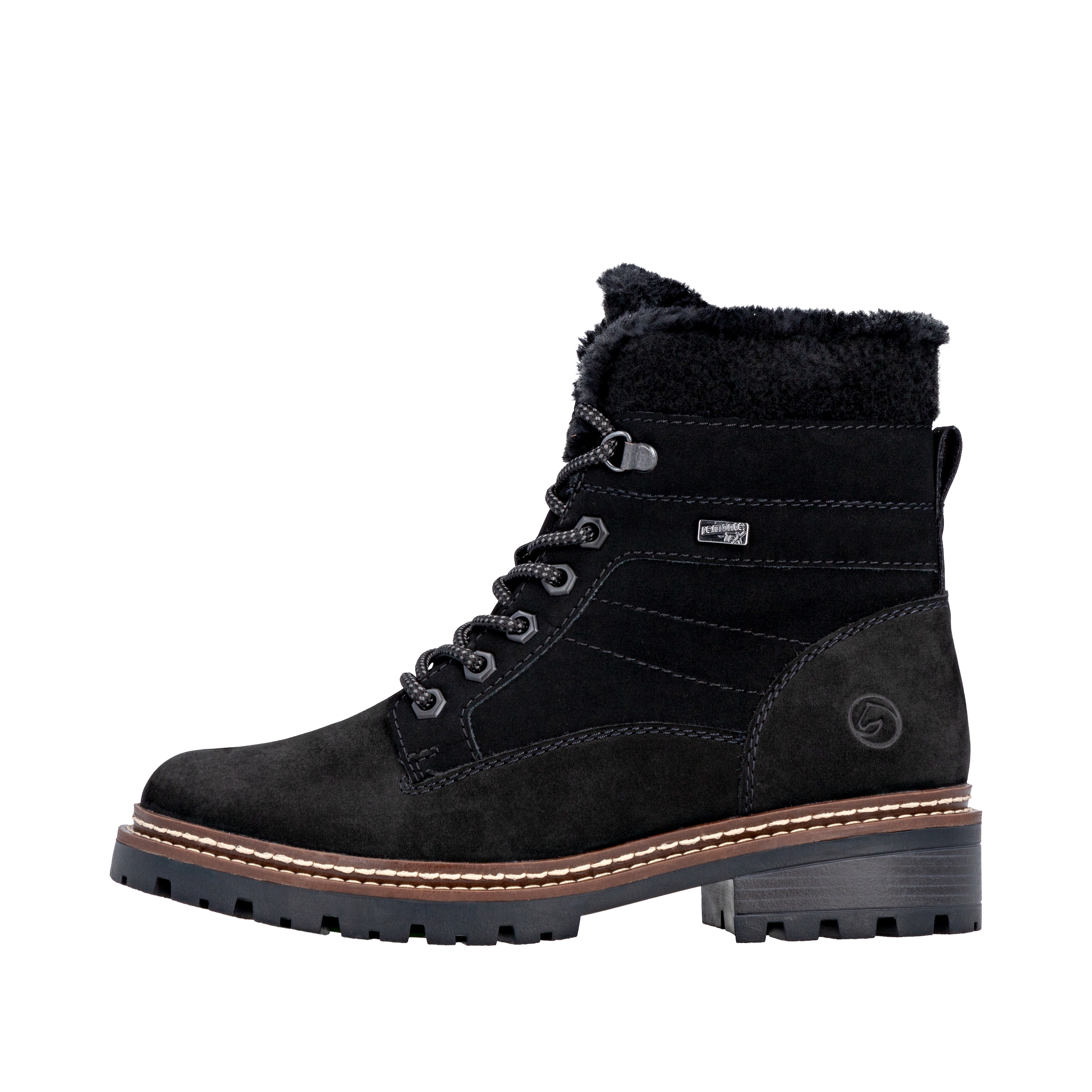 Remonte Winterstiefelette »Elisabeth Hurley-Collection«  Schnürboots mit wasserabweisender TEX-Membran und Fiber Grip