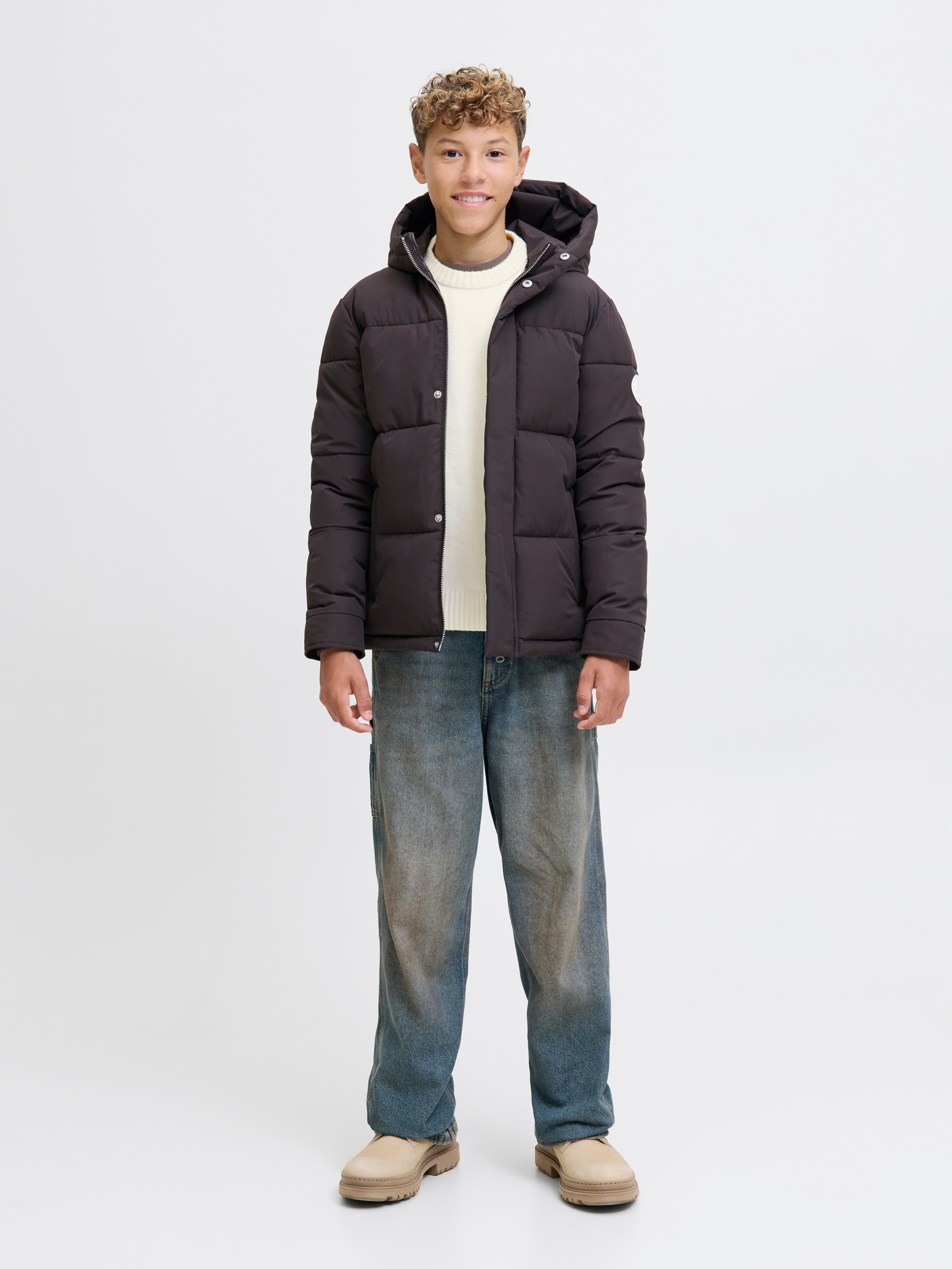 Jack & Jones Junior Rundhalspullover »JORNORREBRO KNIT CREW NECK JNR«