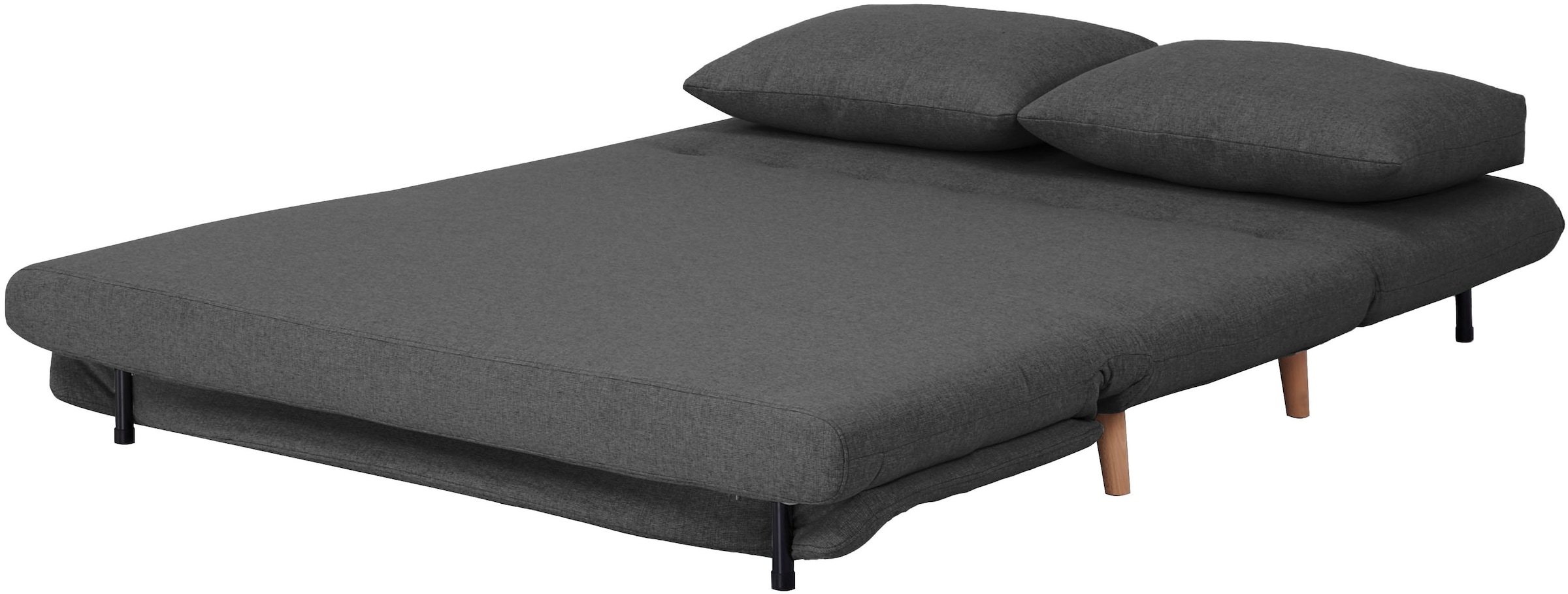 Home affaire 2-Sitzer »AINSLEY 140 cm - verstellbare Rückenlehne« wandelbar zum Gästebett, Relaxsofa, Webstoff u. Cord-Bezug