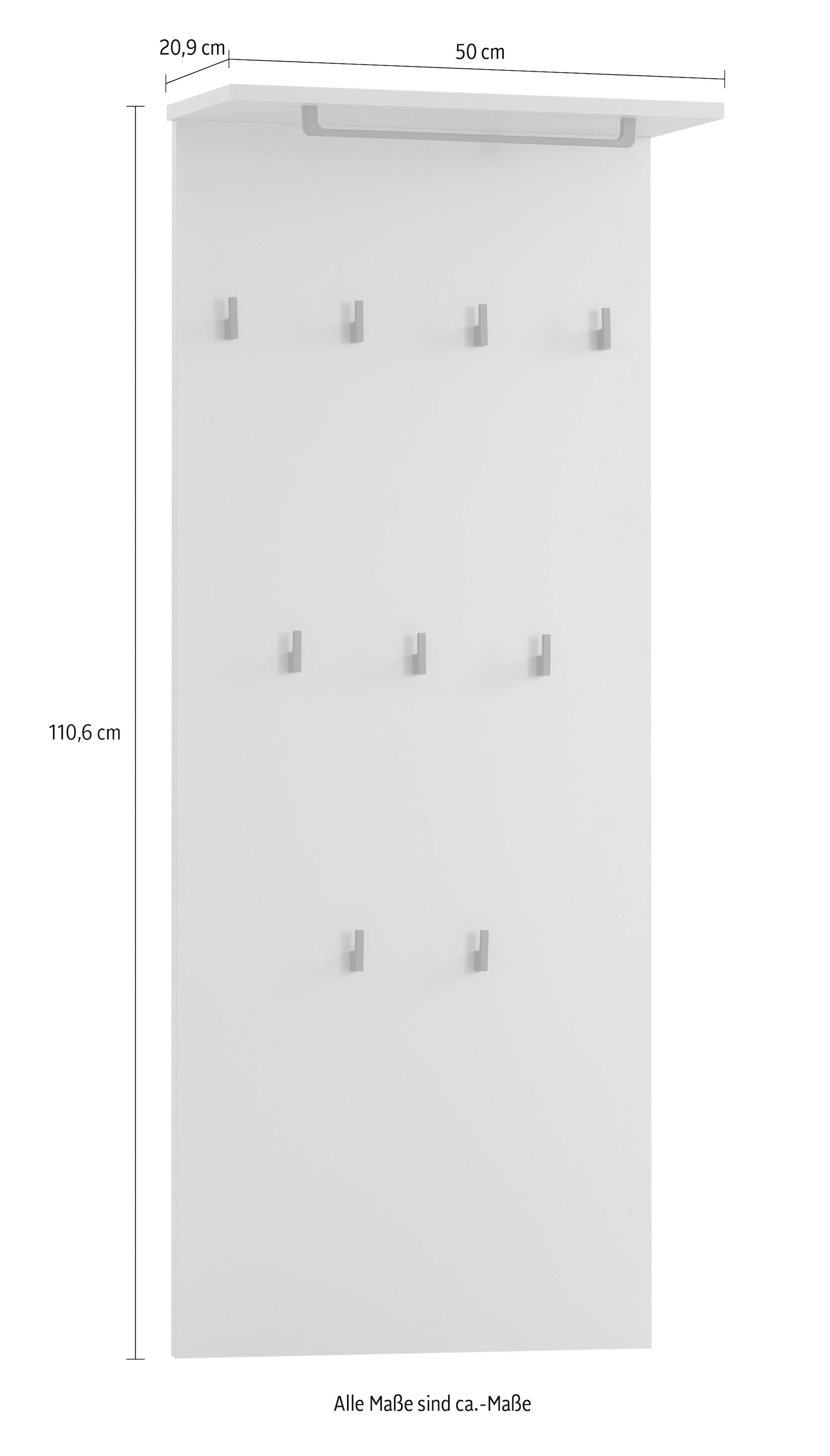Schildmeyer Garderobenpaneel »Janne« Breite 50 cm