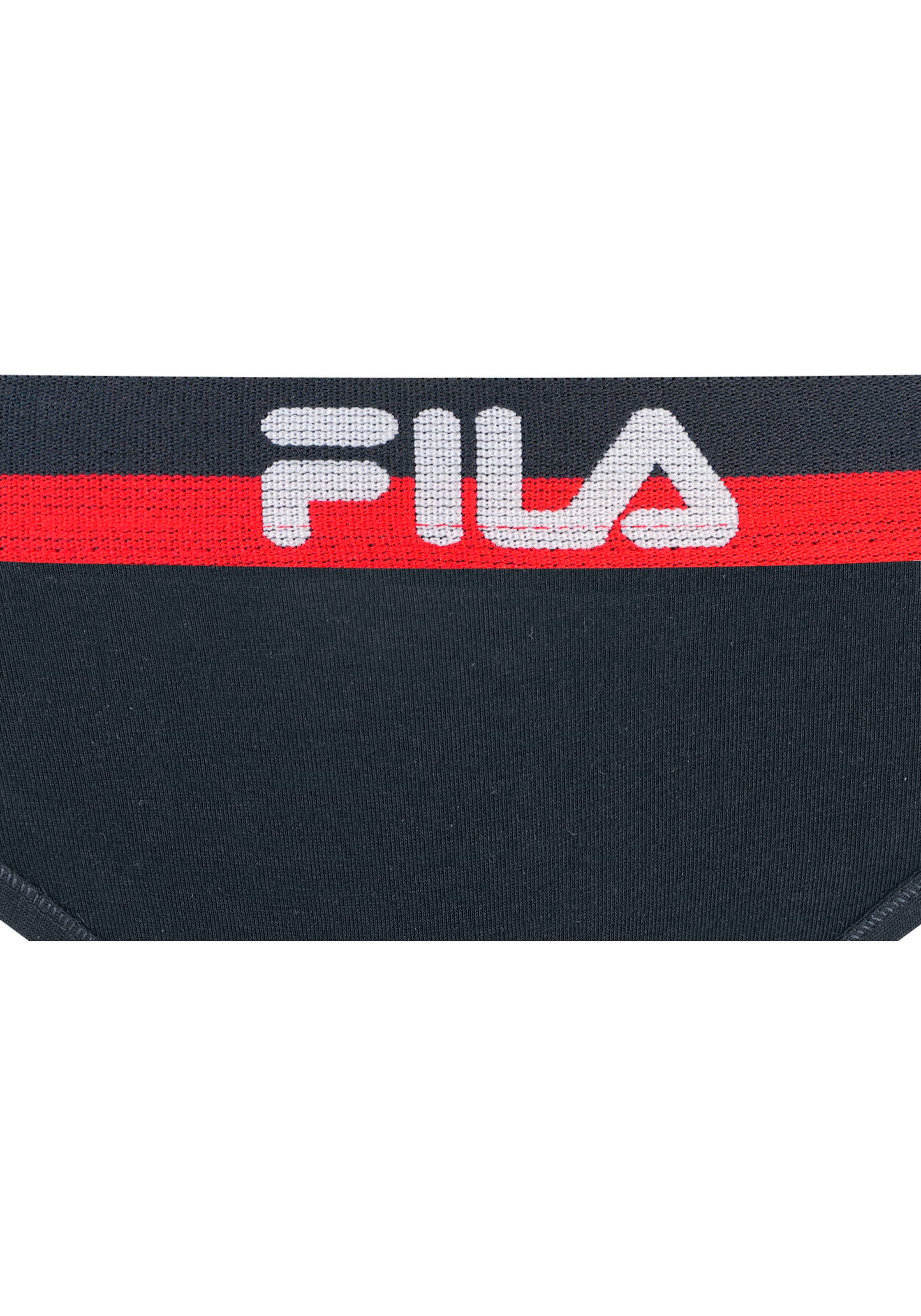 Fila Slip, (Packung, Culotte 3 Woman online bei OTTO mit elastischem St.), Logobund