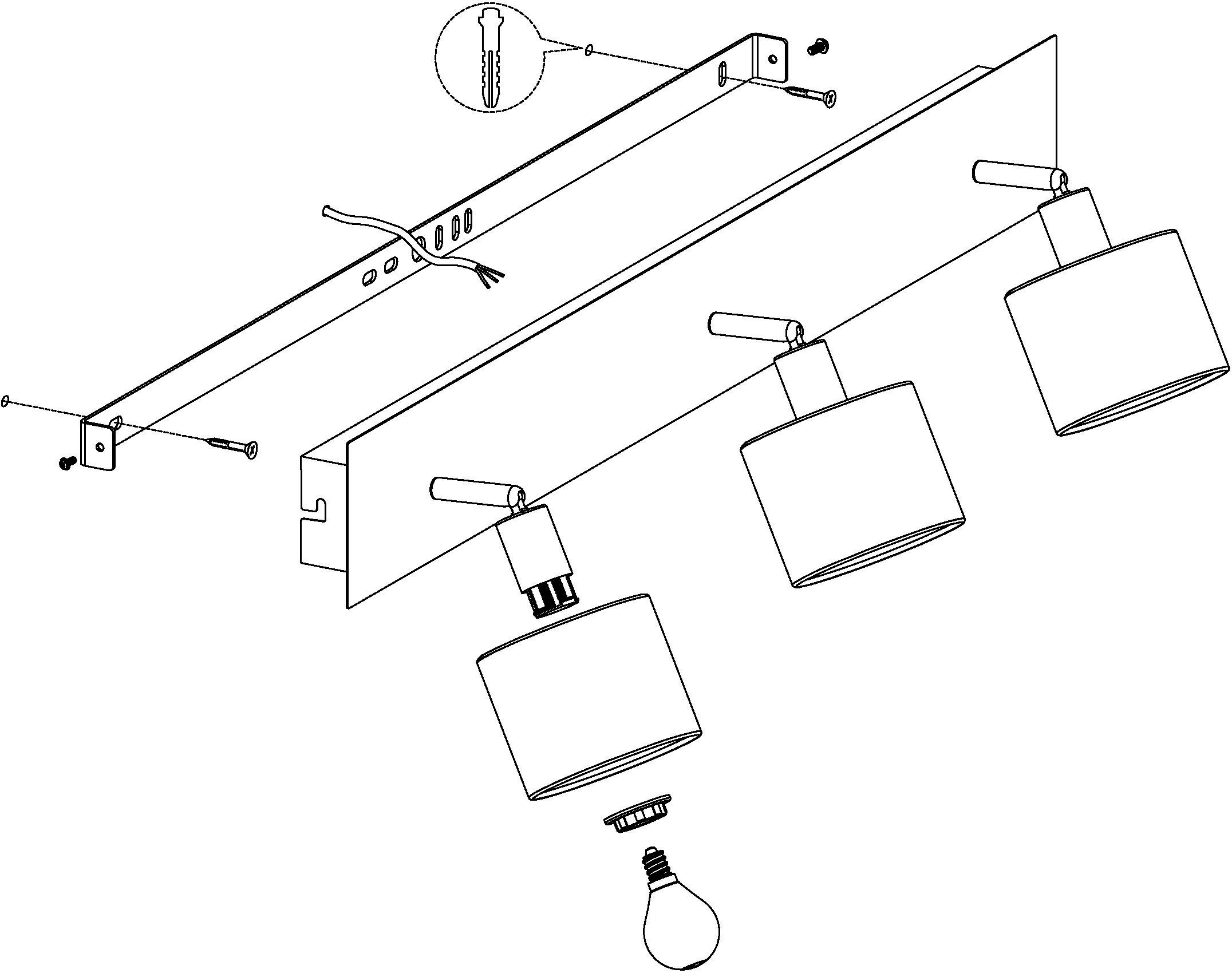 kaufen EGLO »VALBIANO«, 3 Deckenspot OTTO bei Deckenlampe flammig-flammig,