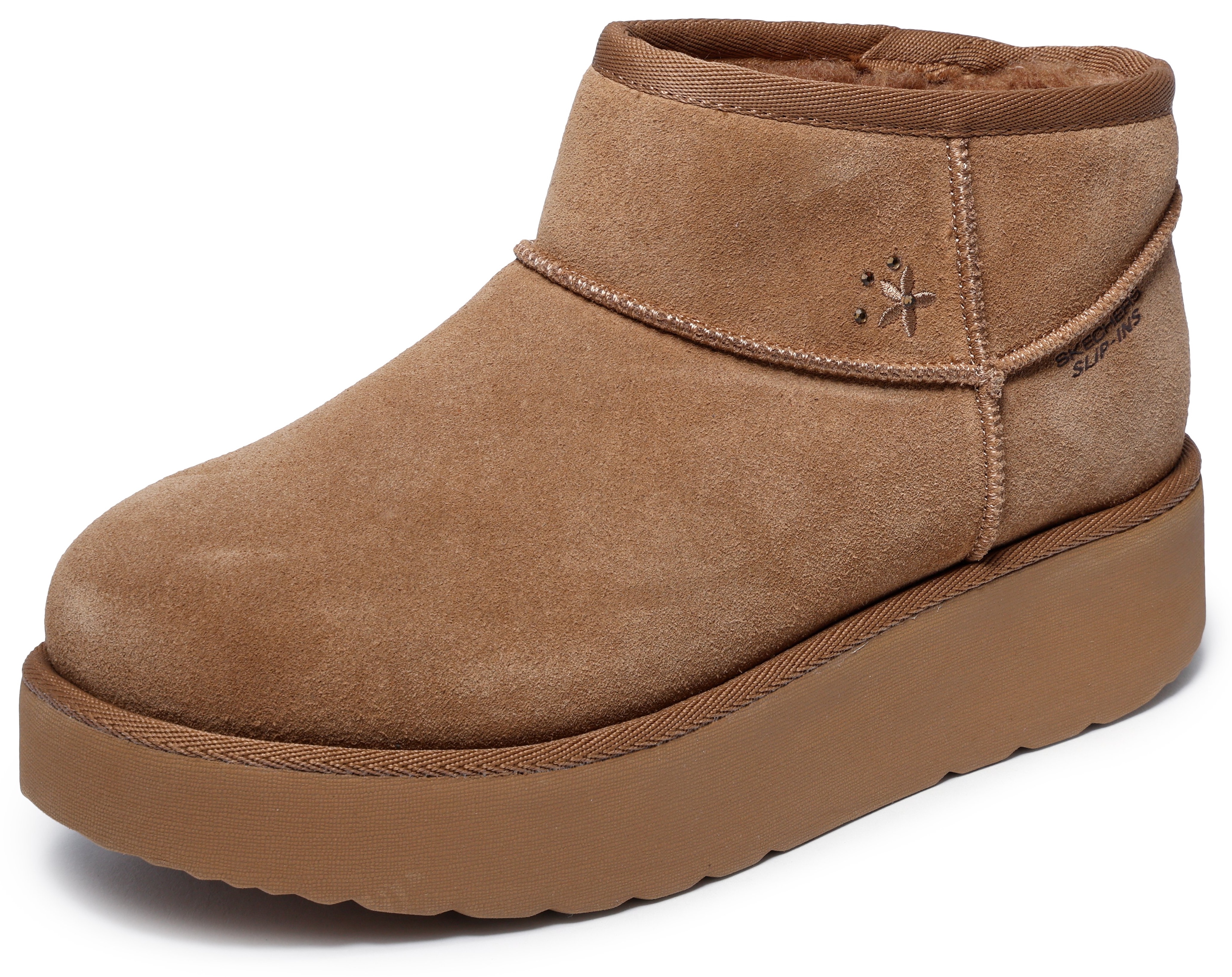 Skechers Damen Winterboots »KEEP COZY« Snowboots, Schlupfstiefel mit Plateausohle, Größe 40