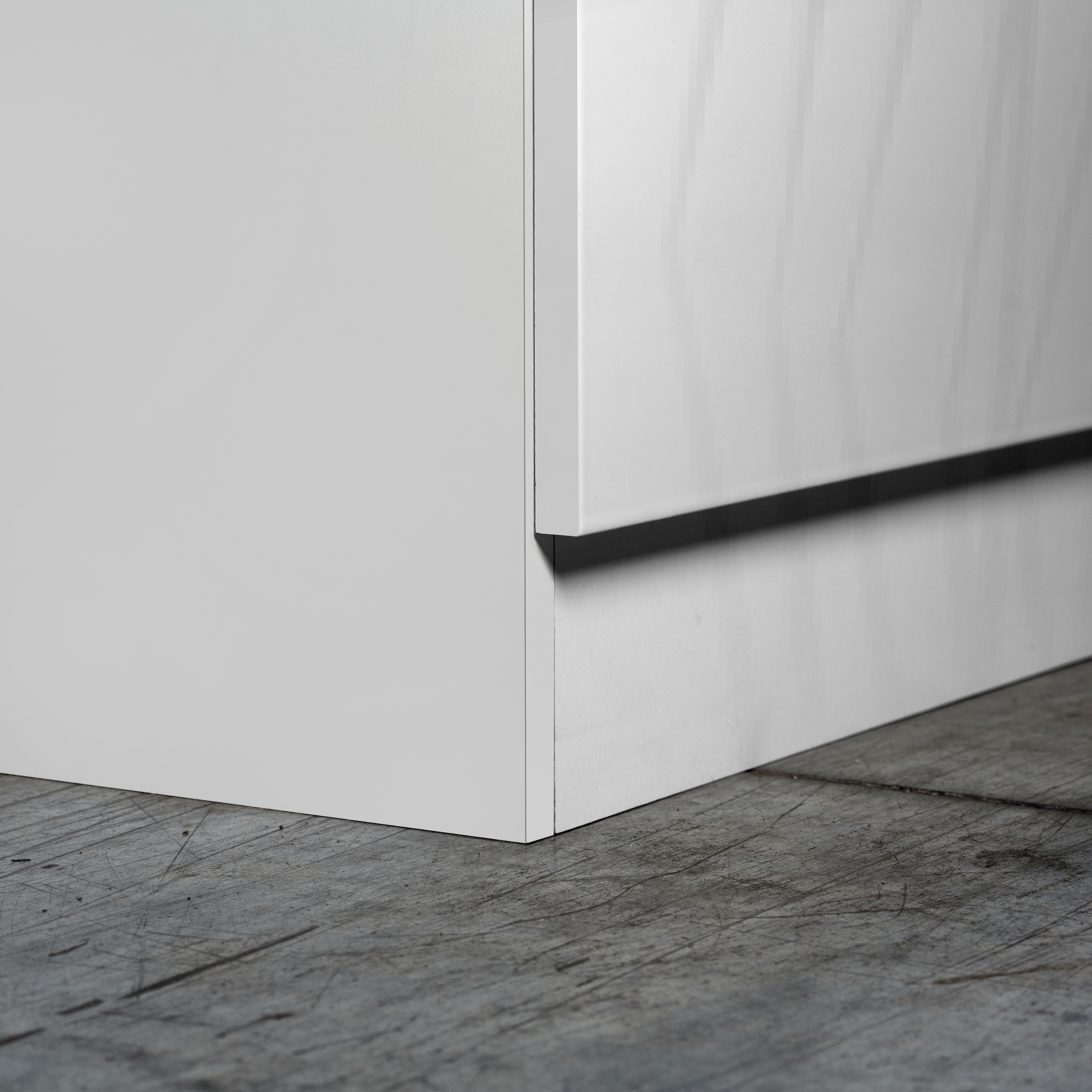 KOCHSTATION Küchenzeile »Luna, Einbauküche, Zeilenküche, mit Soft-Close Funktion, Made in Italy« Breite 300 cm ohne E-Geräte, mit Spüle+Siphon und Aufsatz