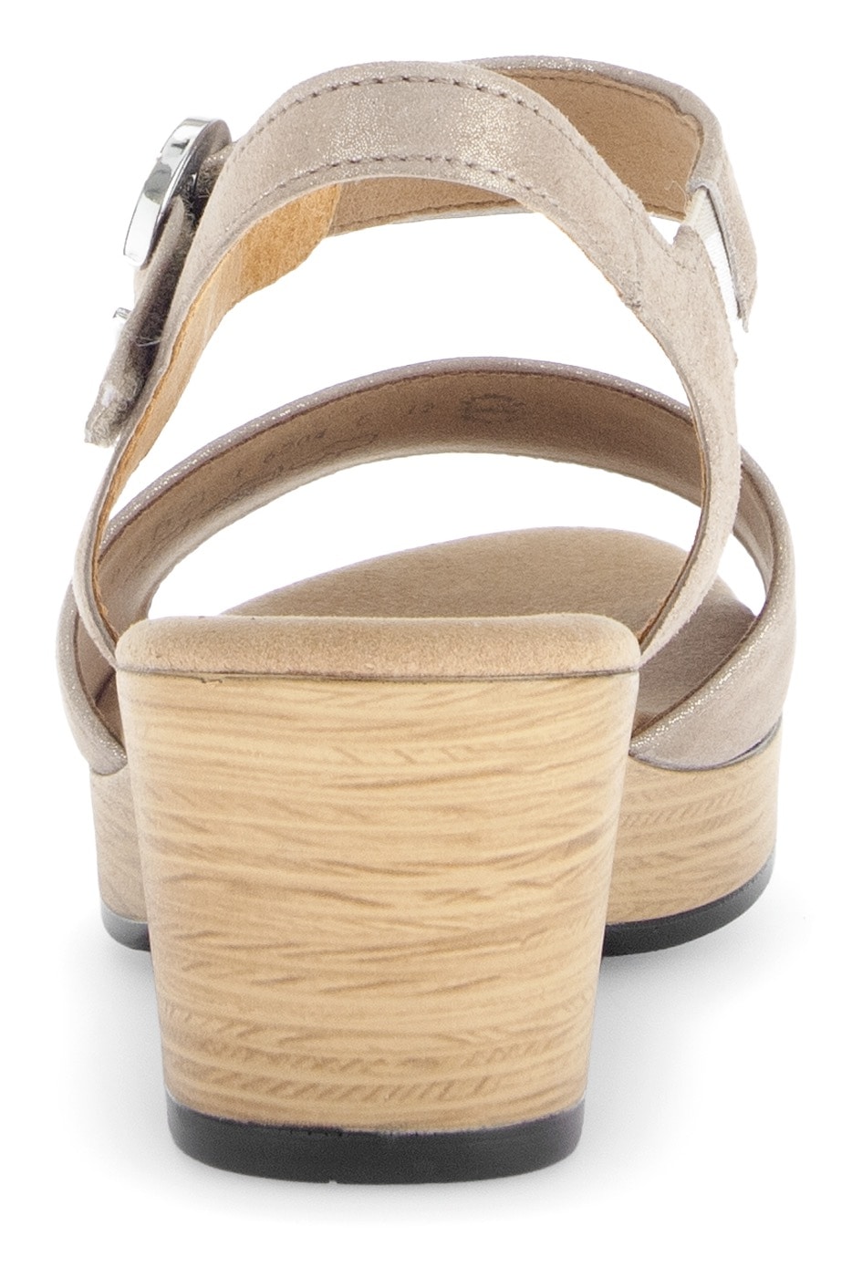 Gabor Sandalette »KRETA«, Blockabsatz, Sommerschuh, Riemchensandale mit Glitterdruck, Weite G
