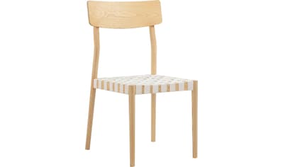 Esszimmerstuhl »Elain«, gewebten Sitzfläche, aus massivem Eschenholz, Sitzhöhe ca. 45 cm