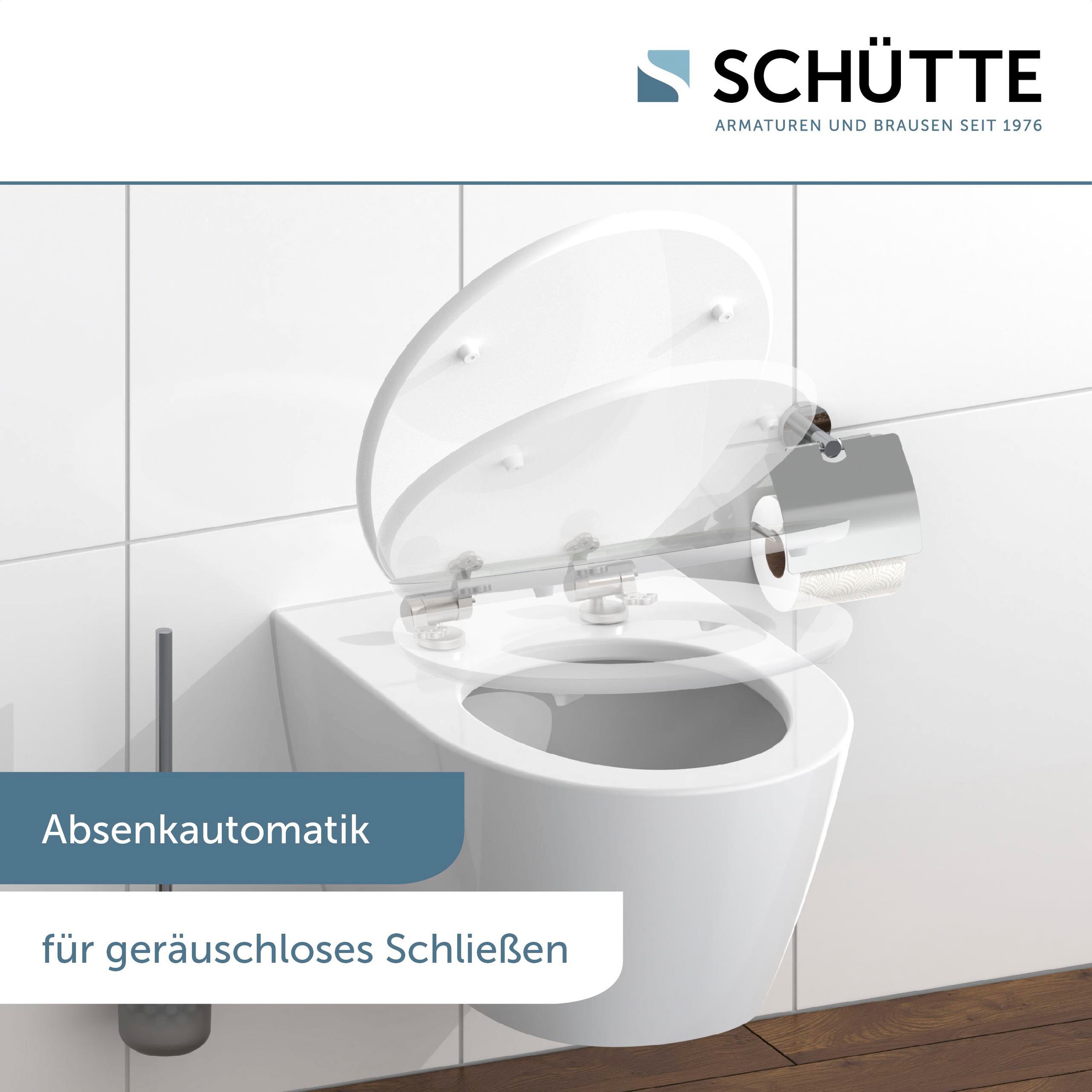 Schütte WC-Sitz »Oasis«, High Gloss mit MDF Holzkern, mit Absenkautomatik