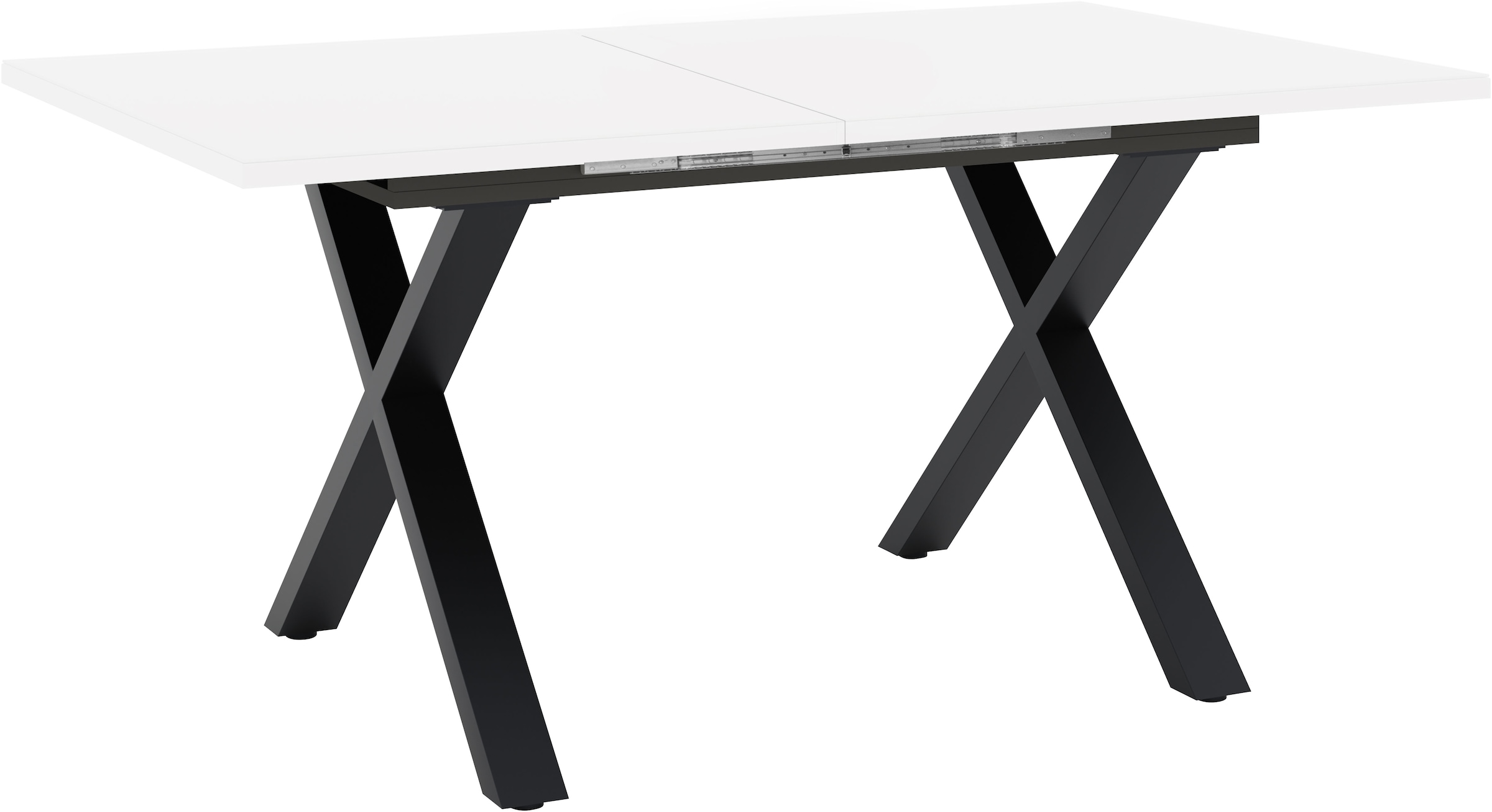 Mäusbacher Esstisch Esstisch ausziehbar auf 210 cm, eckige Tischform, Gestell X-Form