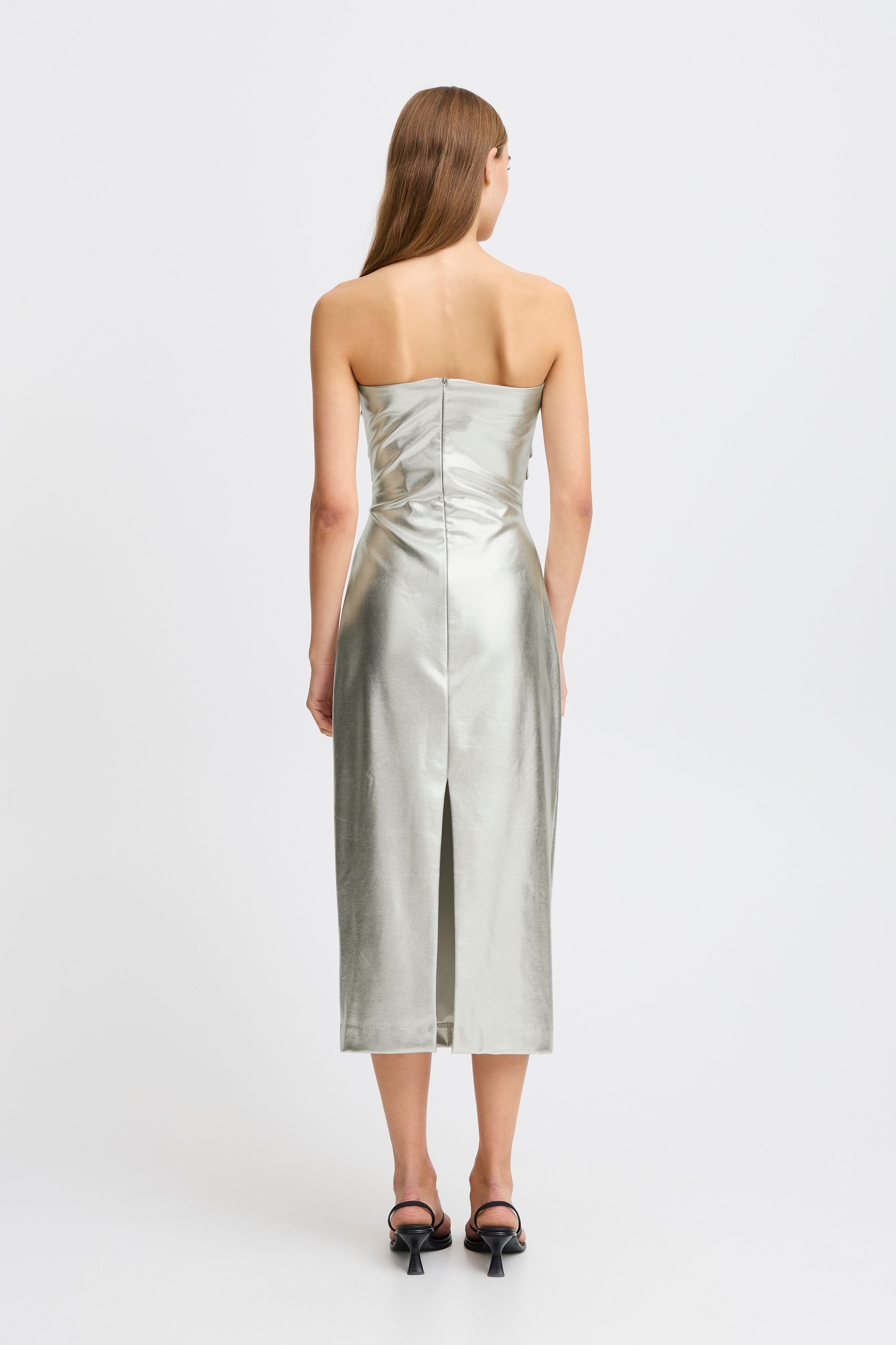 Ichi Abendkleid »Abendkleid IHKATE METALLIC DR«