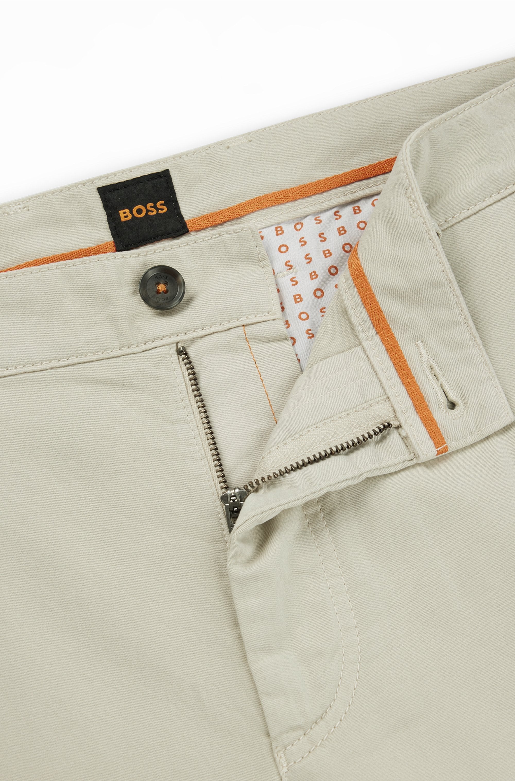BOSS ORANGE Chinohose »tapered«, mit BOSS Logo hinten