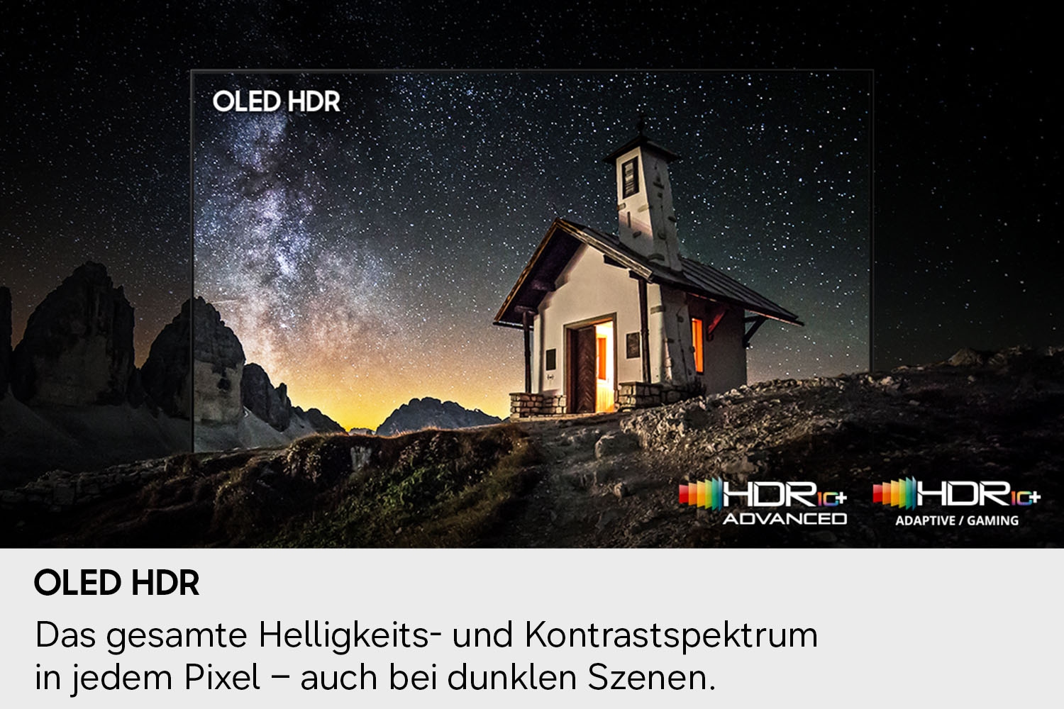 Samsung OLED-Fernseher »GQ65S85HAE« 163 cm/65 ″ Smart-TV HDR 10+ Bild, Premium Gaming Pack mit 120Hz, HDMI 2.1, Dolby Atmos