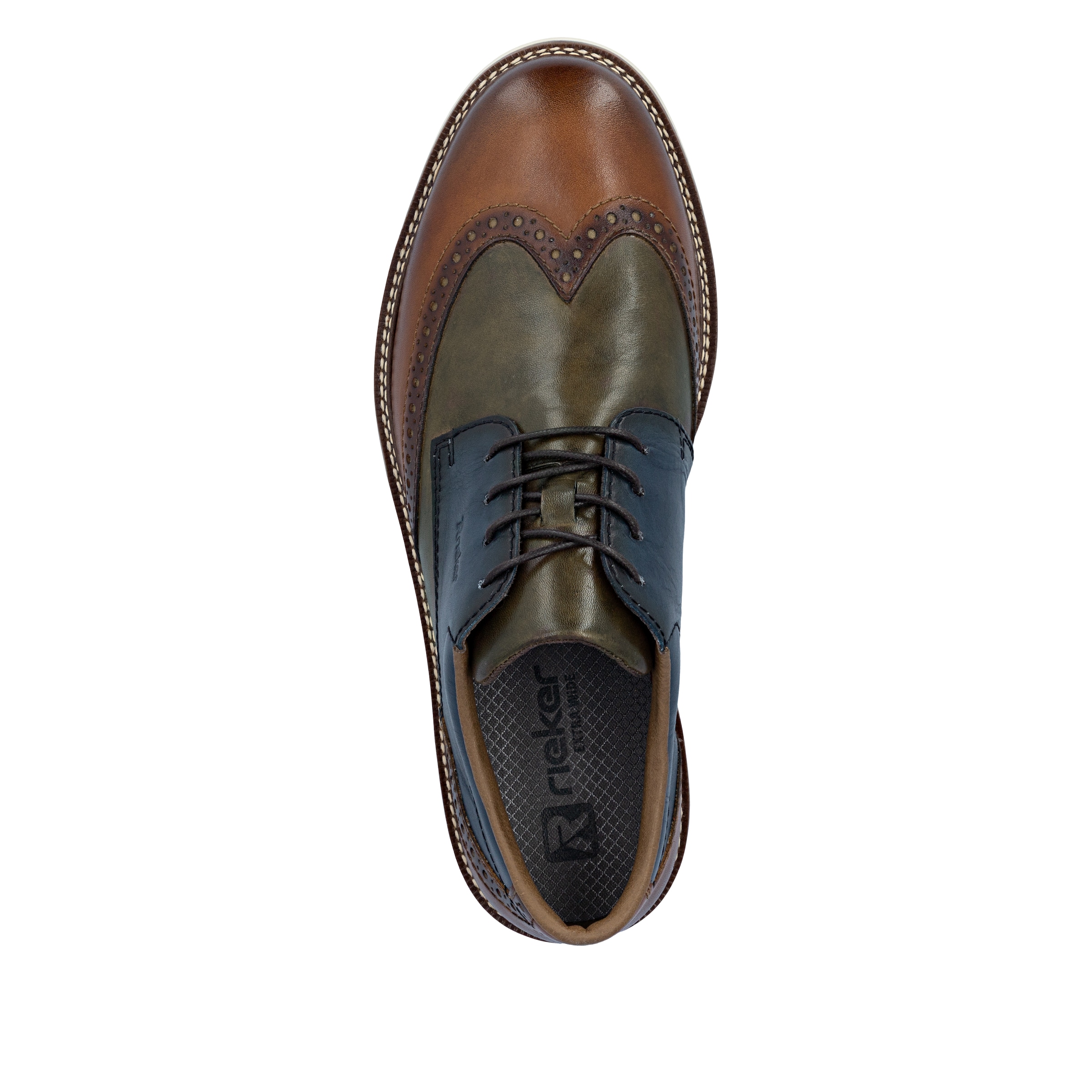 Rieker Schnürschuh  Schnürschuh, Business-Schnürer, Lyralochung, in bequemer Form