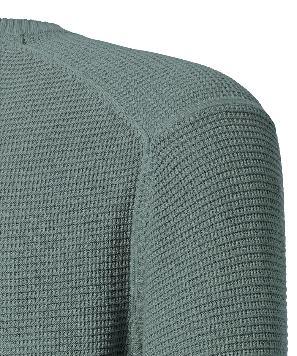 Pierre Cardin Rundhalspullover, mit Struktur